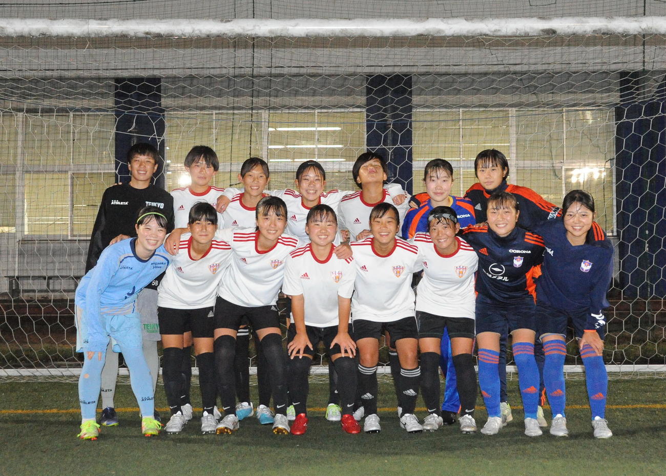 北信越ブロック代表の少年女子新潟選抜のメンバー
