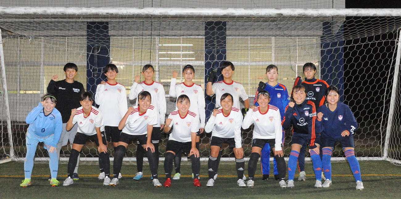 北信越ブロック代表の少年女子新潟選抜のメンバー