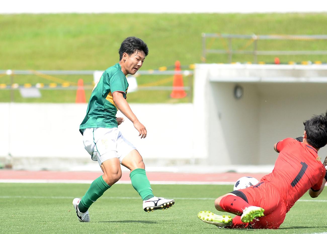 静岡学園FW神田奏真（23年5月撮影）
