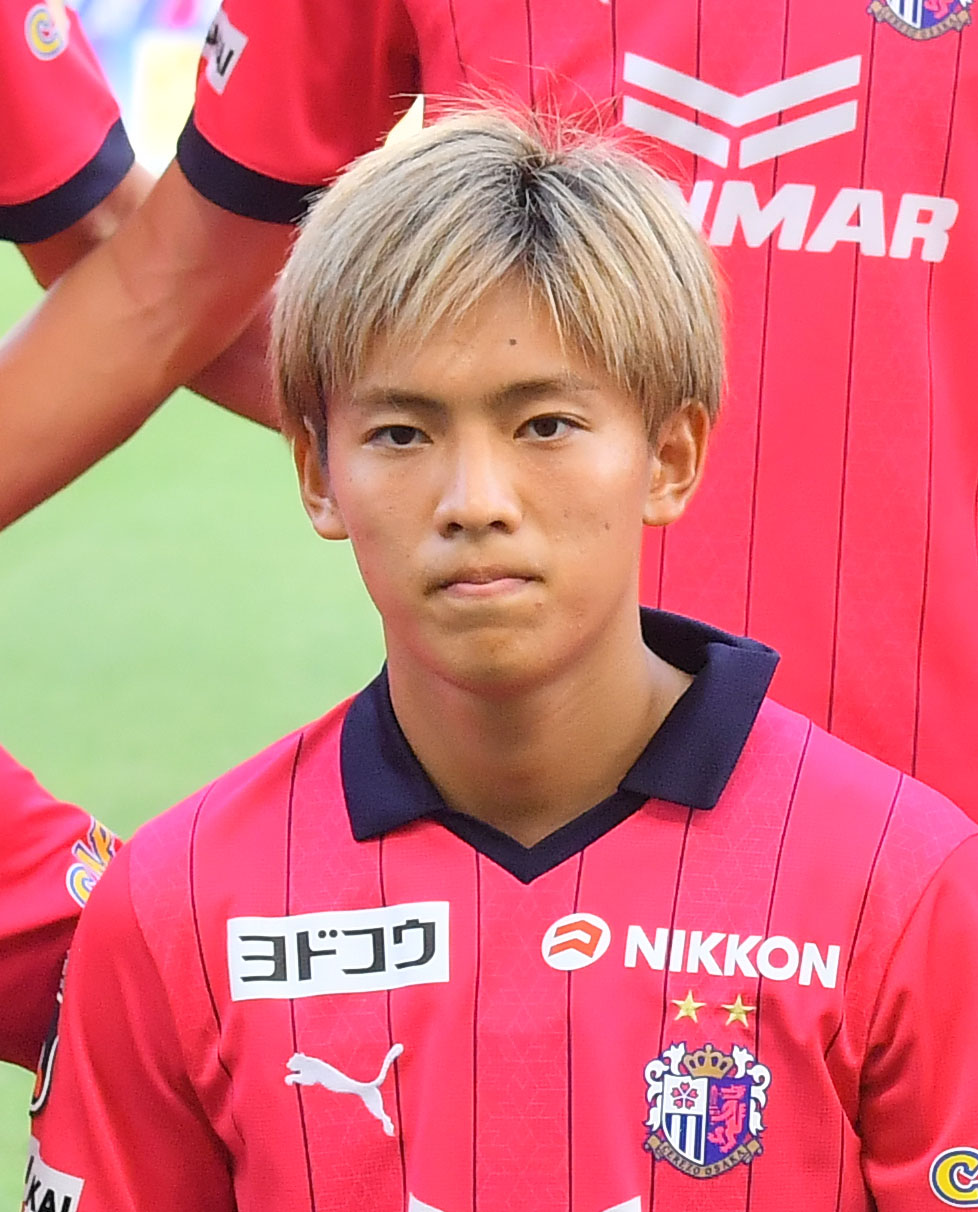 C大阪の北野颯太（2023年撮影）
