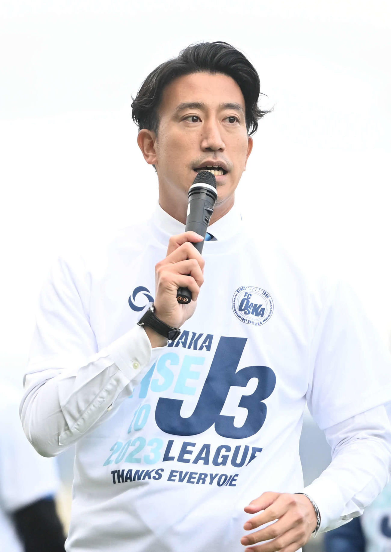 FC大阪の近藤祐輔社長（2022年11月20日撮影）
