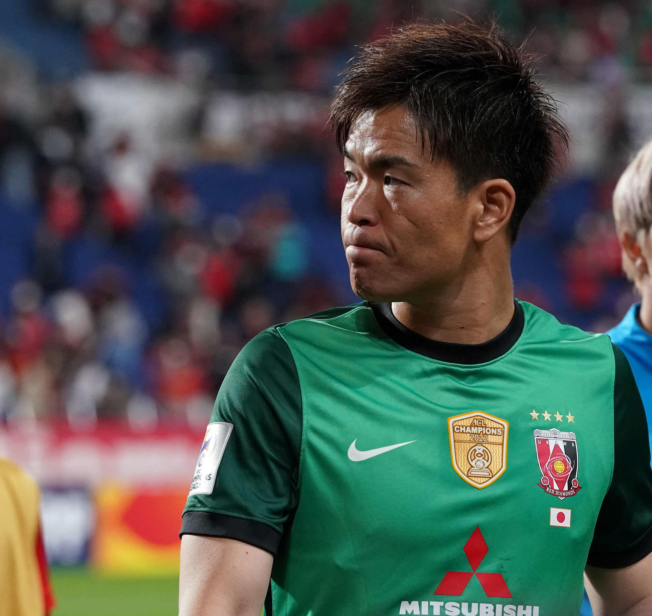 浦和対浦項　2－0で浦項に敗れ悔しそうな表情を見せる浦和GK西川（撮影・たえ見朱実）