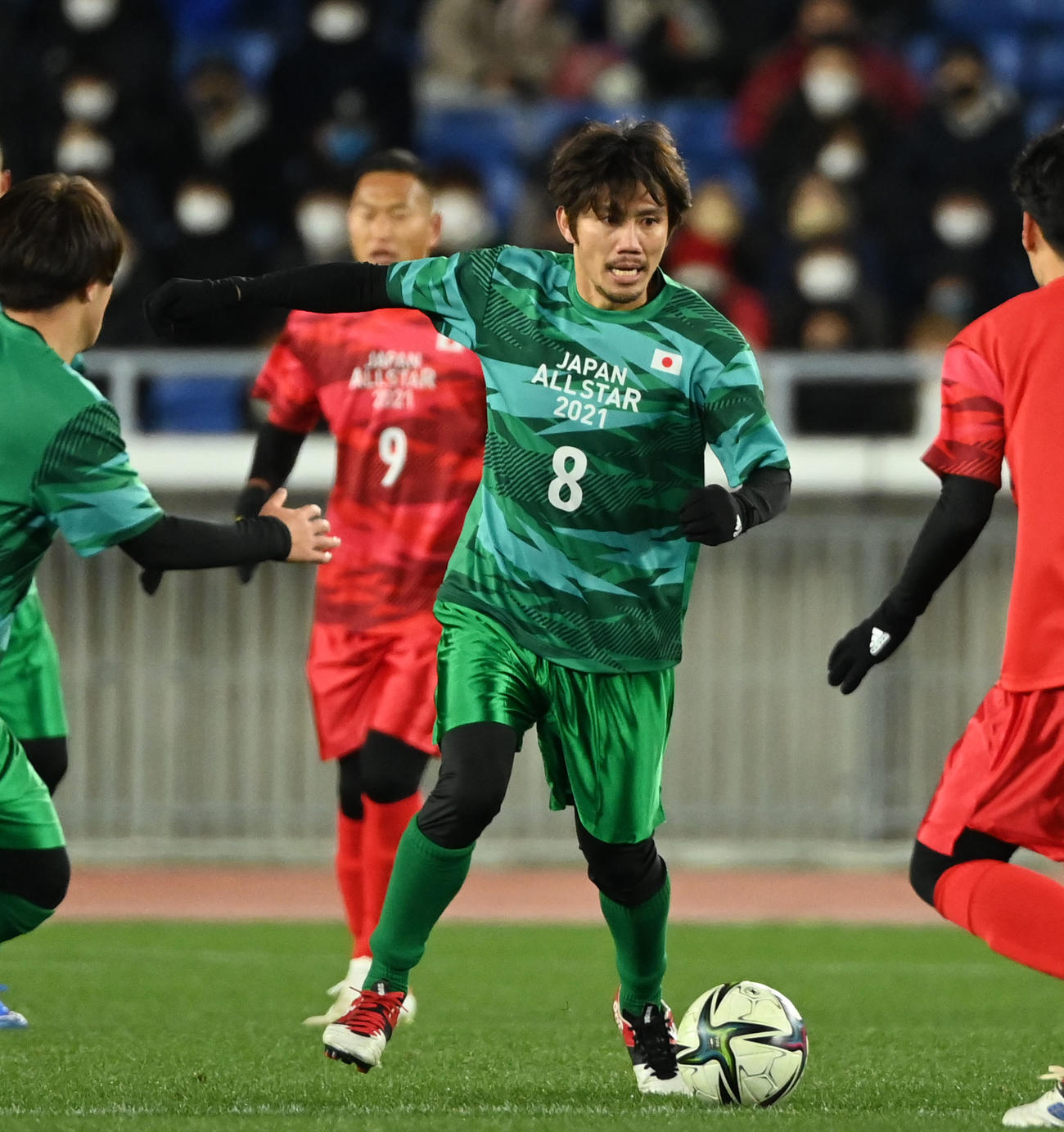 FC岐阜柏木陽介（2021年12月26日撮影）