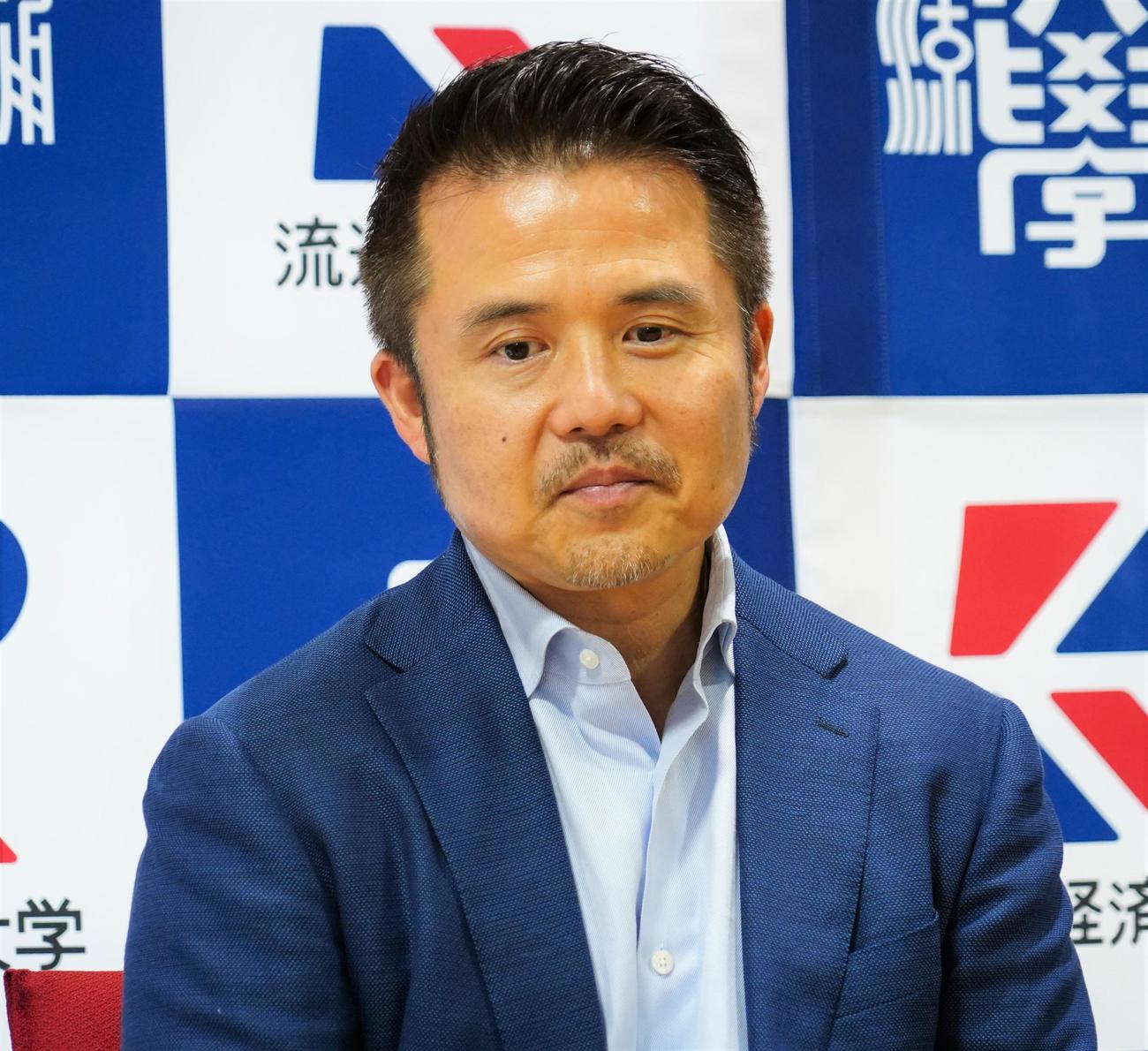 「RKU未来会議～キーワードは“コモンズ”にあり～」のトークセッションを行った東京農業大の福岡孝則准教授（撮影・佐藤成）
