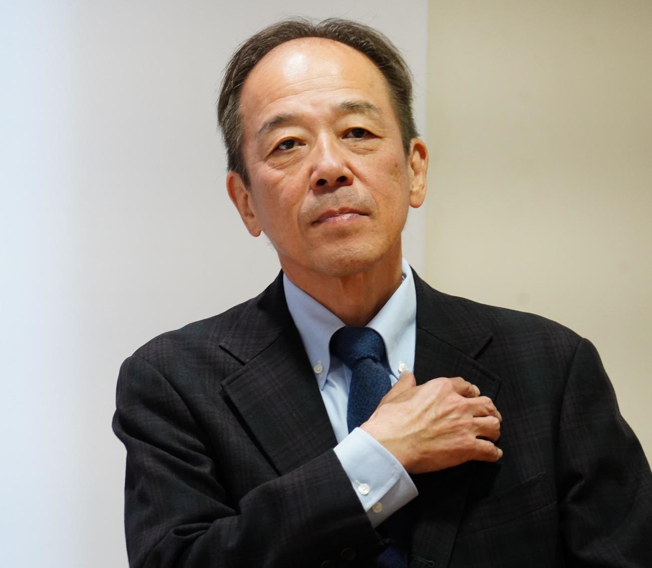 「RKU未来会議～キーワードは“コモンズ”にあり～」のトークセッションを行った流通経済大の龍崎孝副学長（撮影・佐藤成）