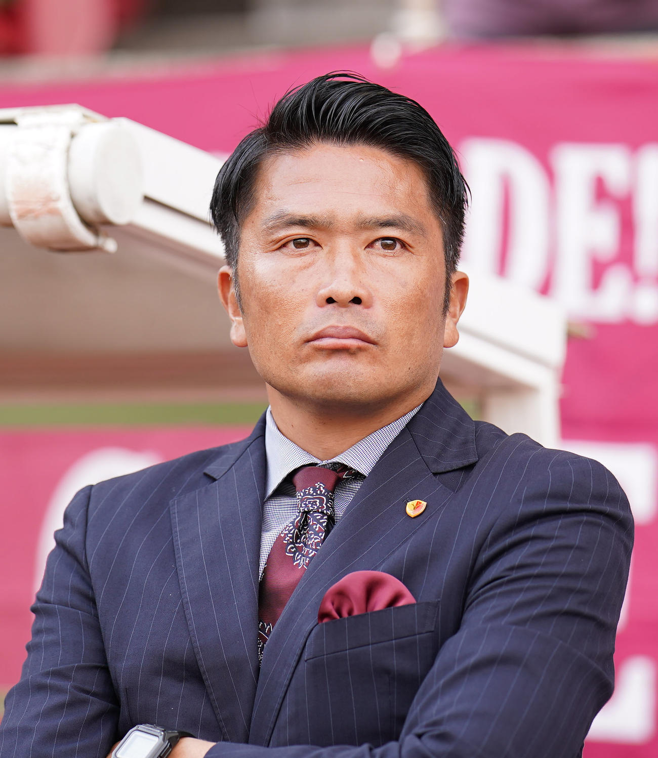 鹿島岩政大樹監督（2023年10月撮影）