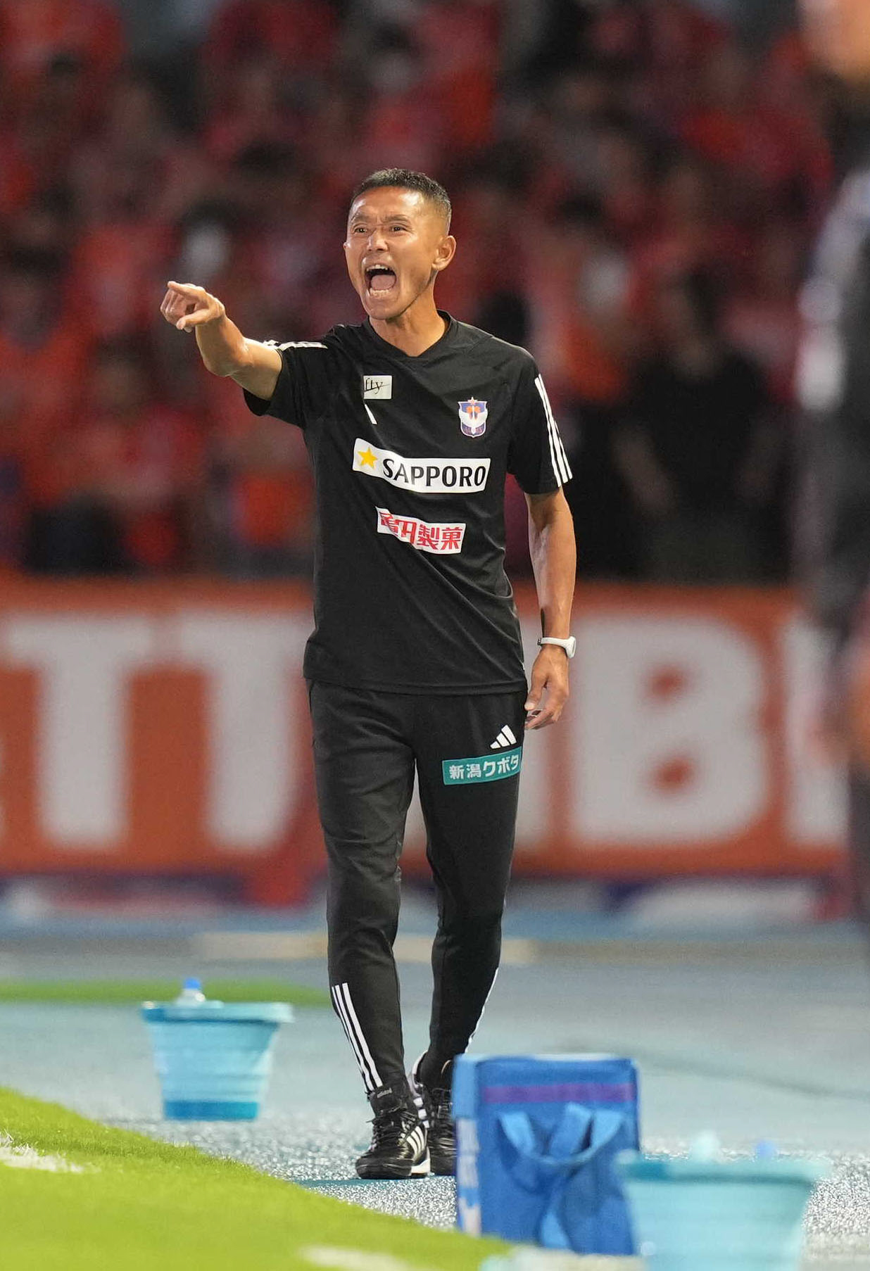 新潟の松橋力蔵監督（2023年9月29日撮影）