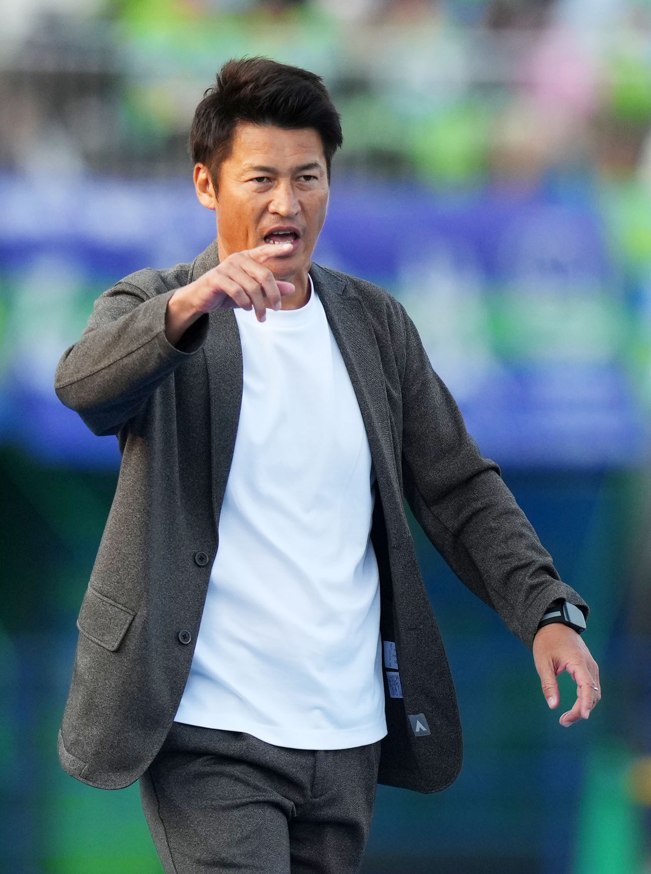 神戸吉田孝行監督（2023年10月28日撮影）