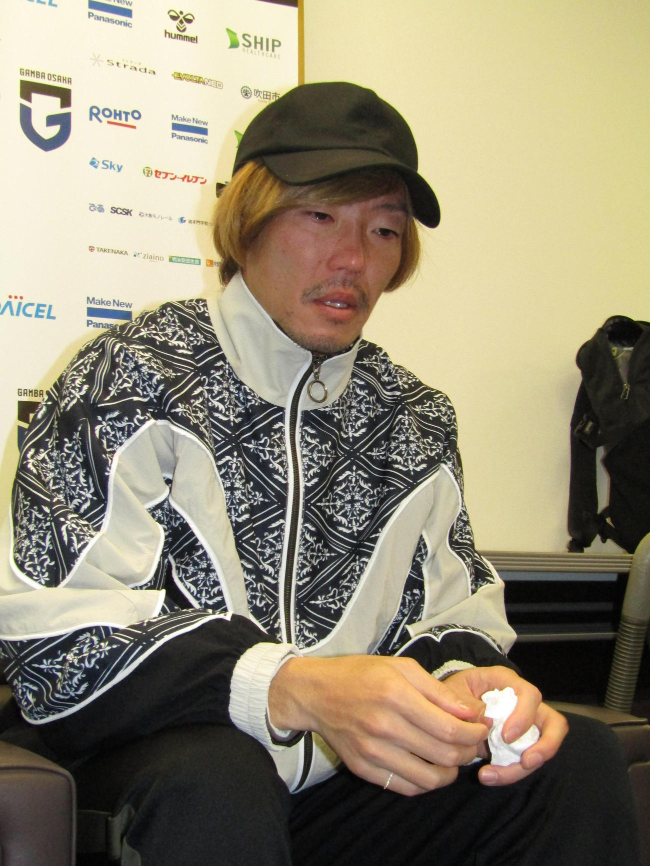 G大阪藤春は取材途中で涙が止まらなくなる
