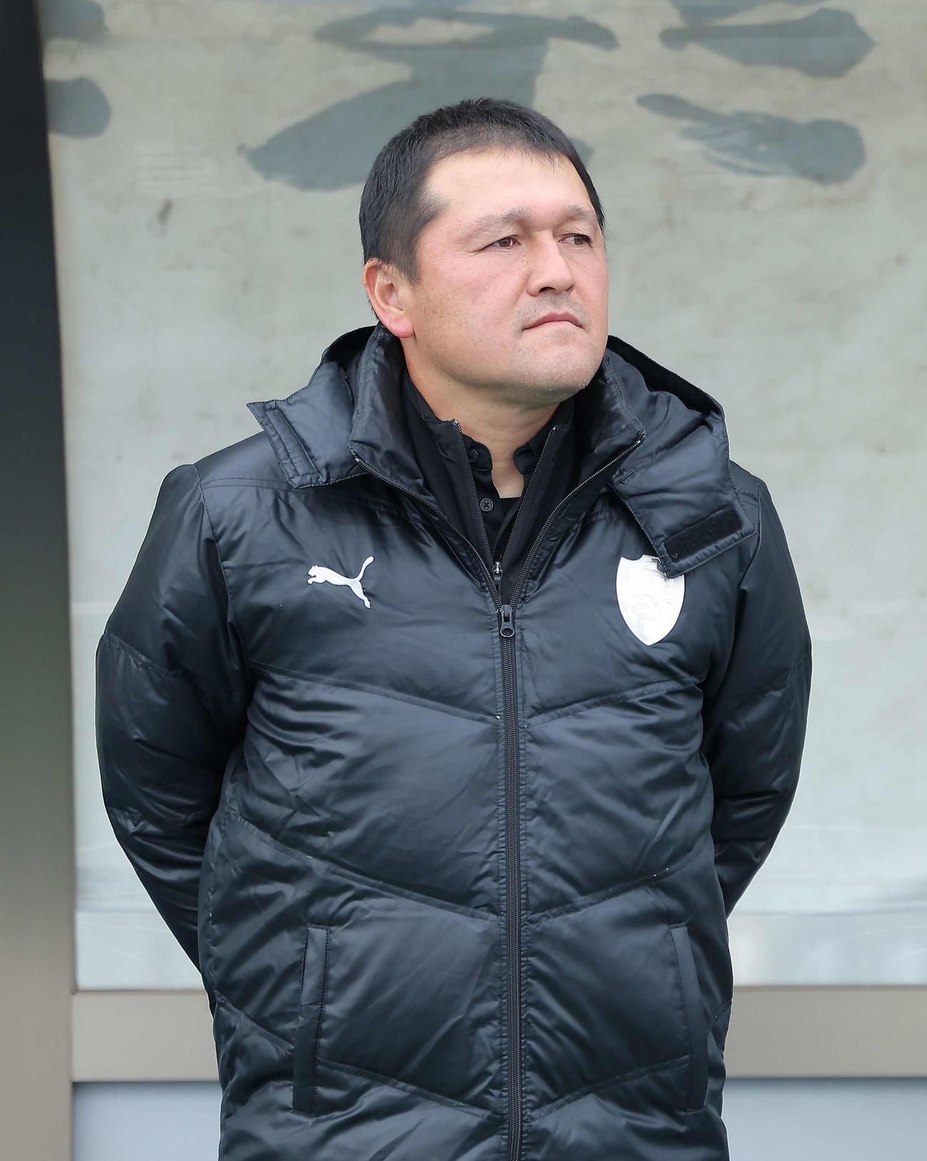 清水の秋葉忠宏監督＝2023年11月12日撮影