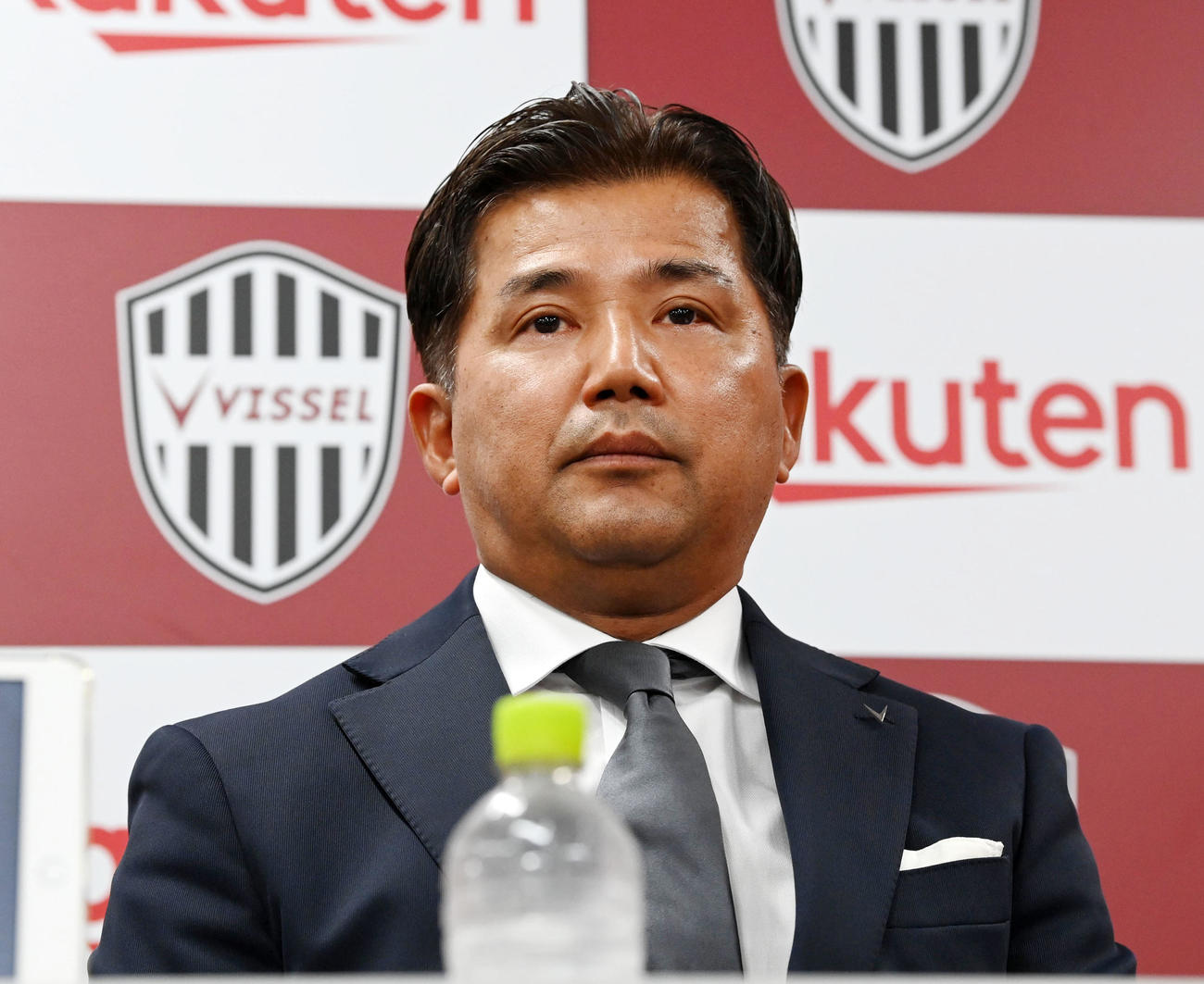 神戸・永井秀樹スポーツダイレクター（2023年9月3日撮影）