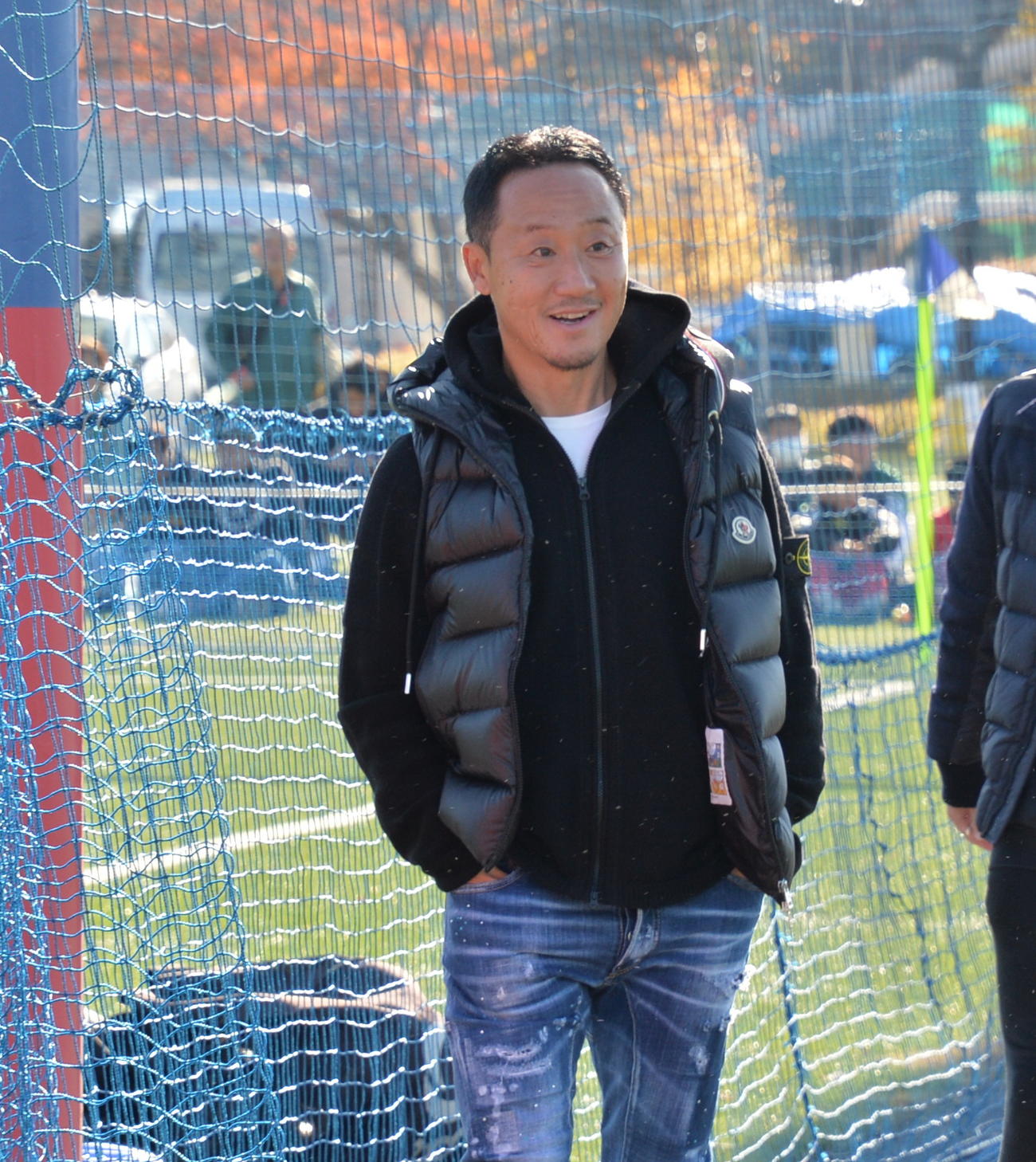 FC東京U18対青森山田　青森山田の応援に駆けつけたFC町田ゼルビア・黒田監督（撮影・濱本神威）