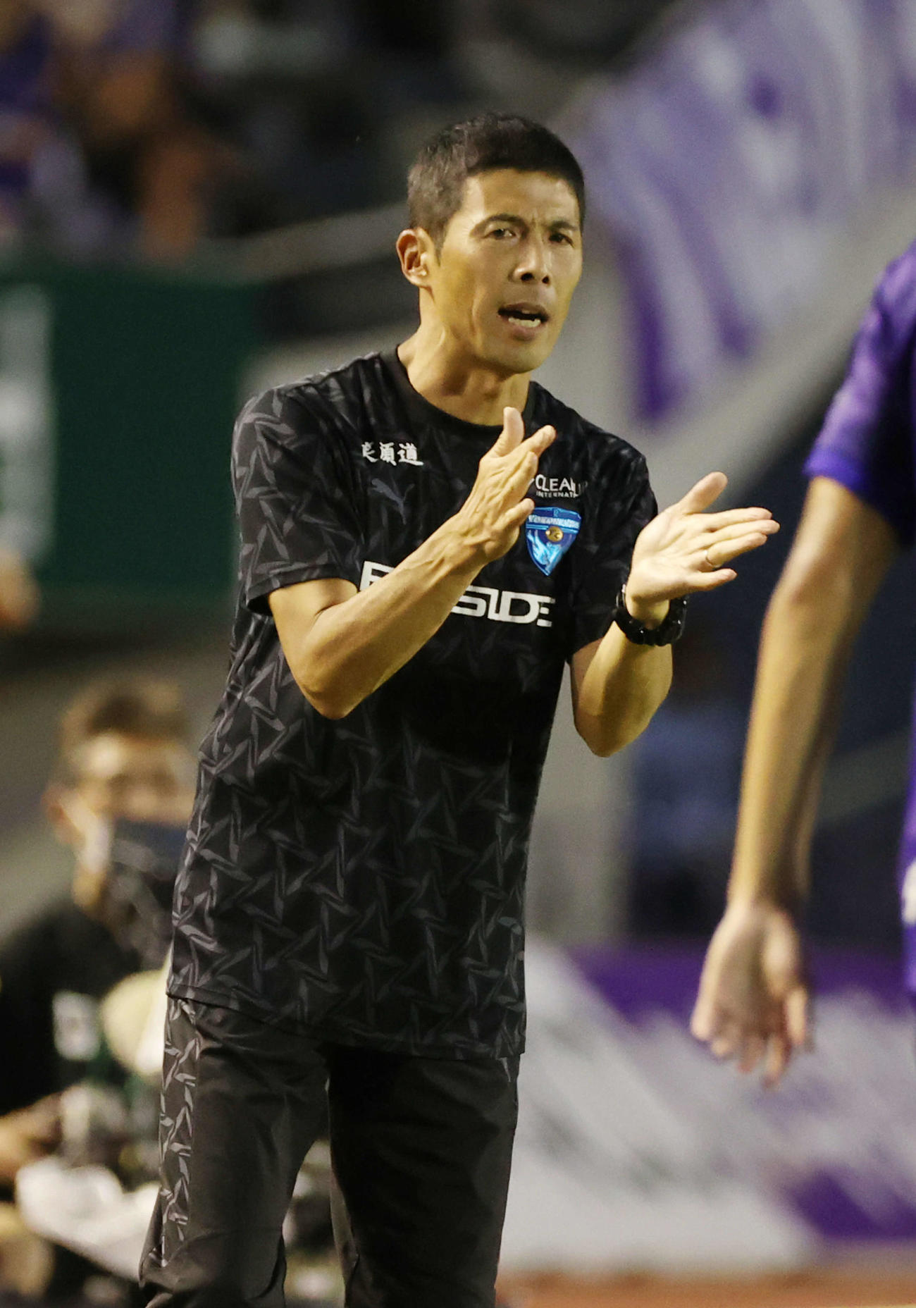 横浜FC四方田監督（2023年7月16日撮影）