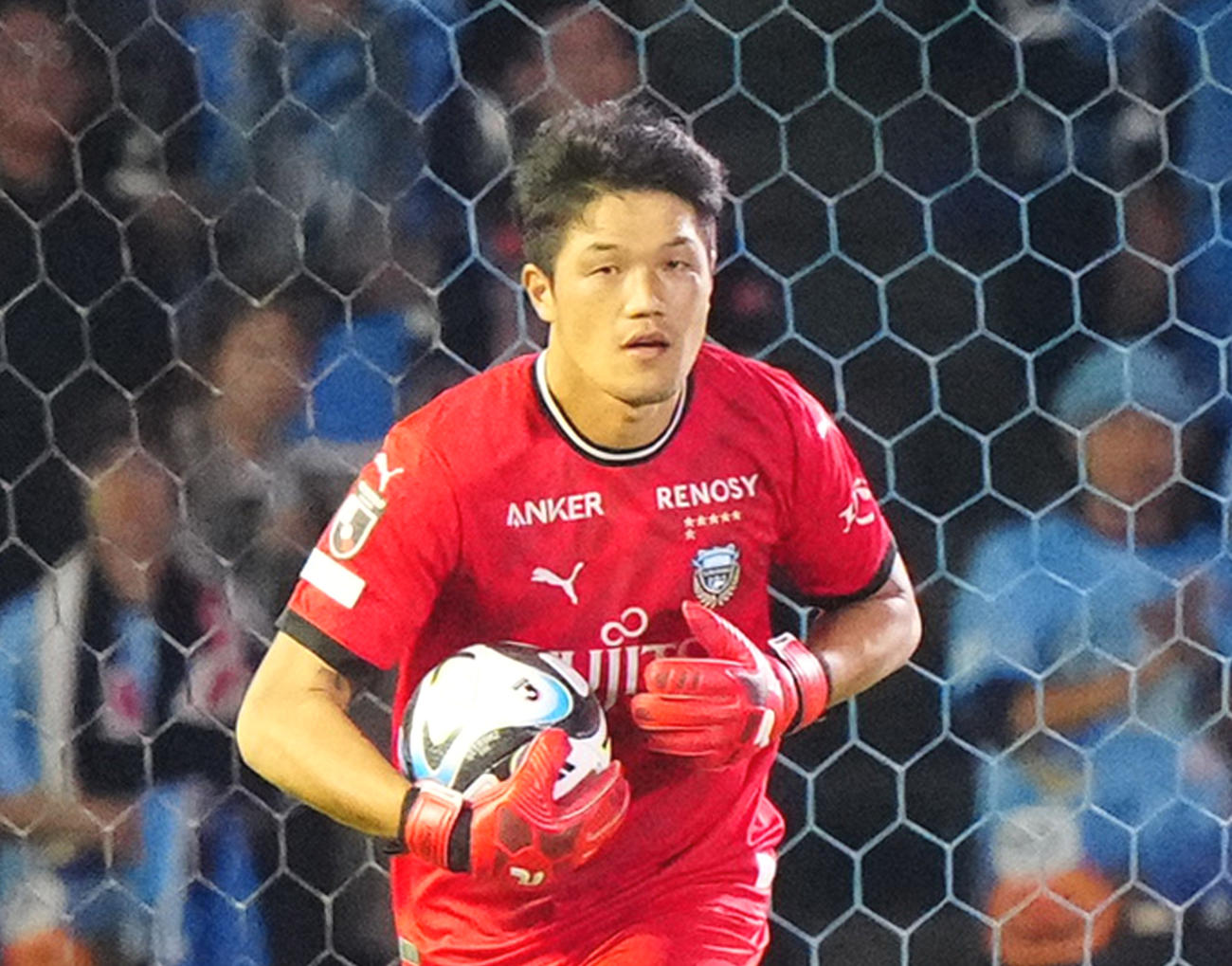 川崎F・GKチョン・ソンリョン（2023年10月撮影）