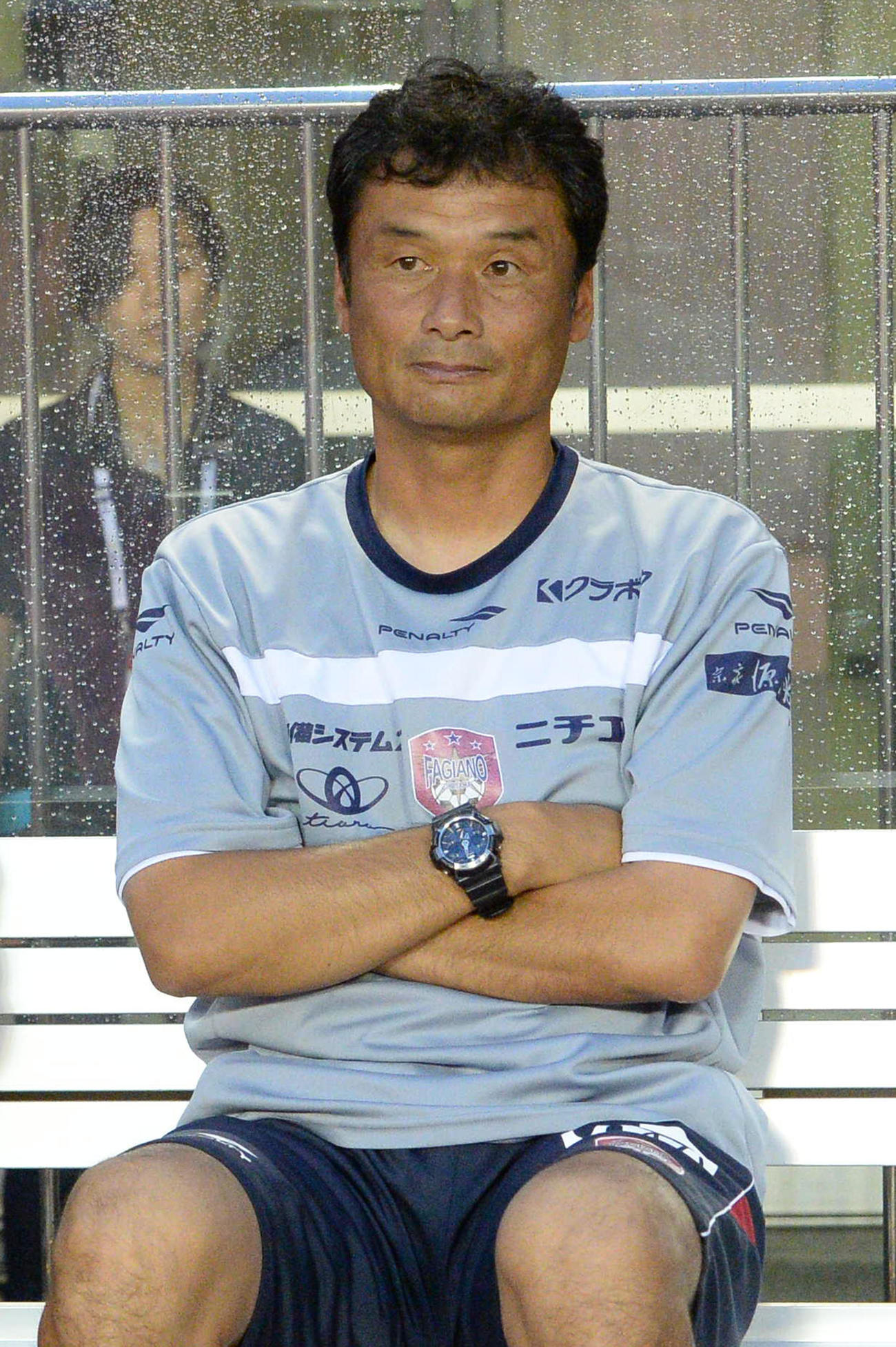 岡山の監督時代の長澤徹氏（2015年撮影）