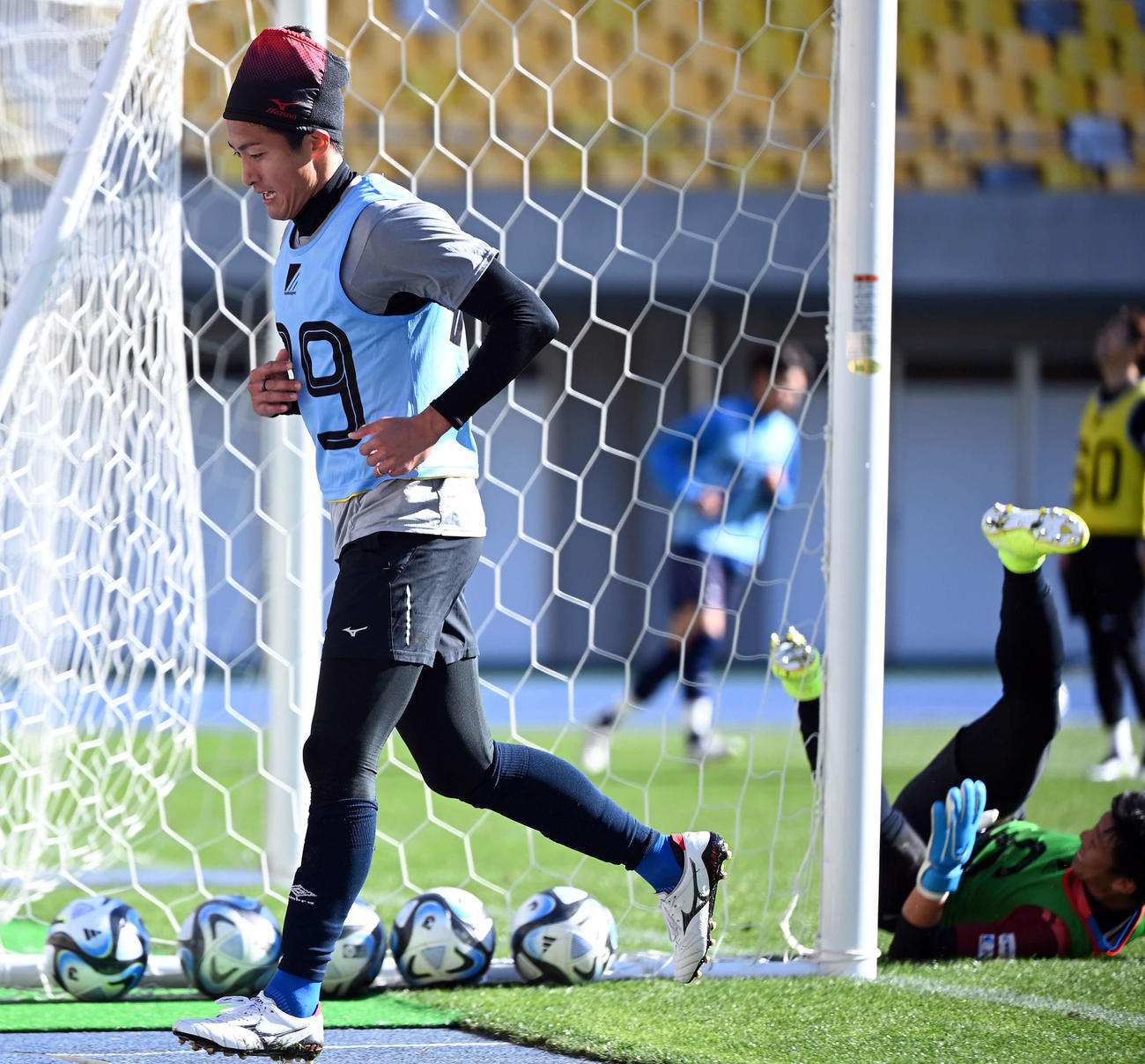 先制ゴールを決めた都倉（撮影・たえ見朱実）