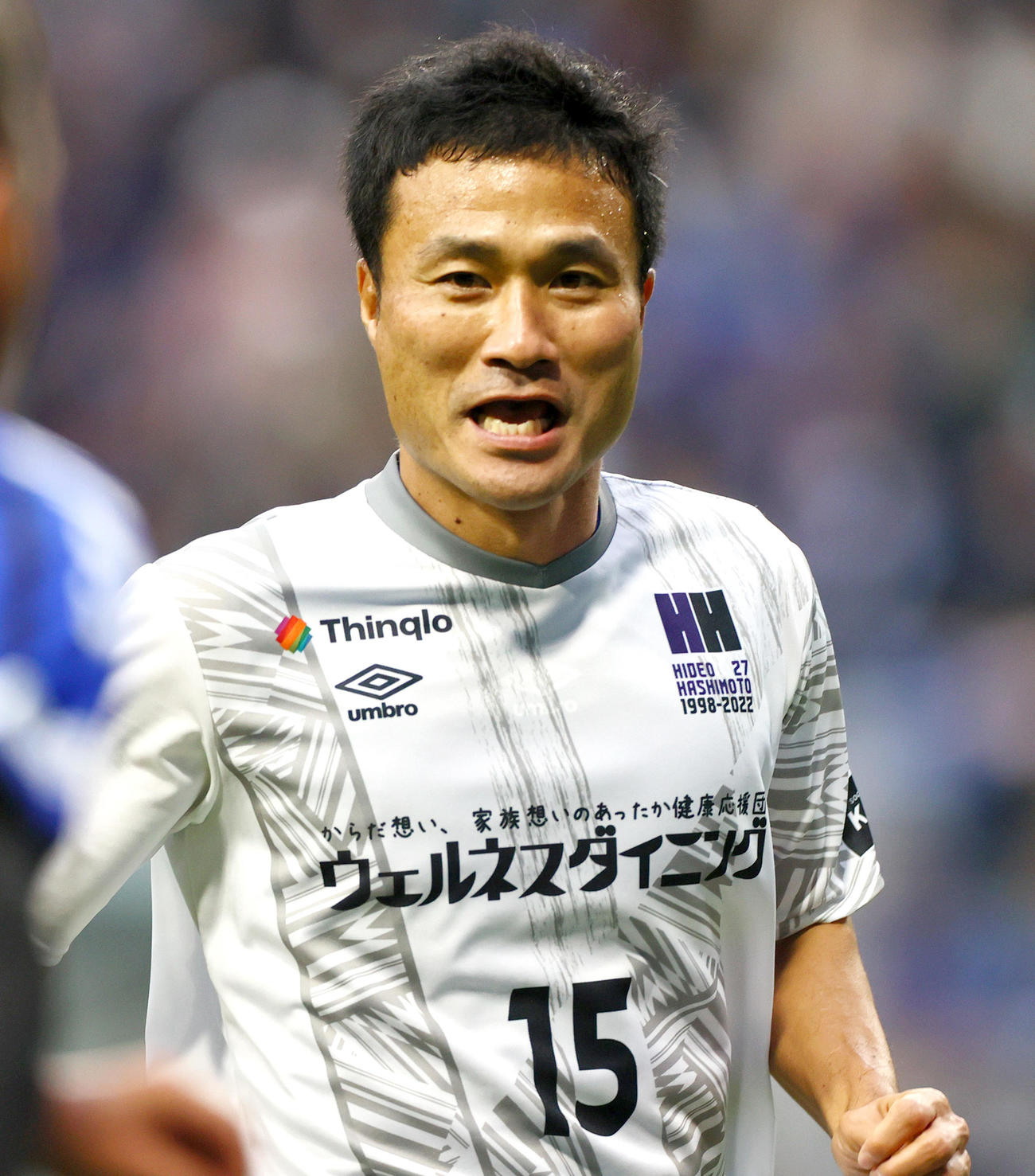 「橋本英郎引退試合」G大阪05対日本代表フレンズ　日本代表フレンズでプレーする今野泰幸氏（撮影・上山淳一）