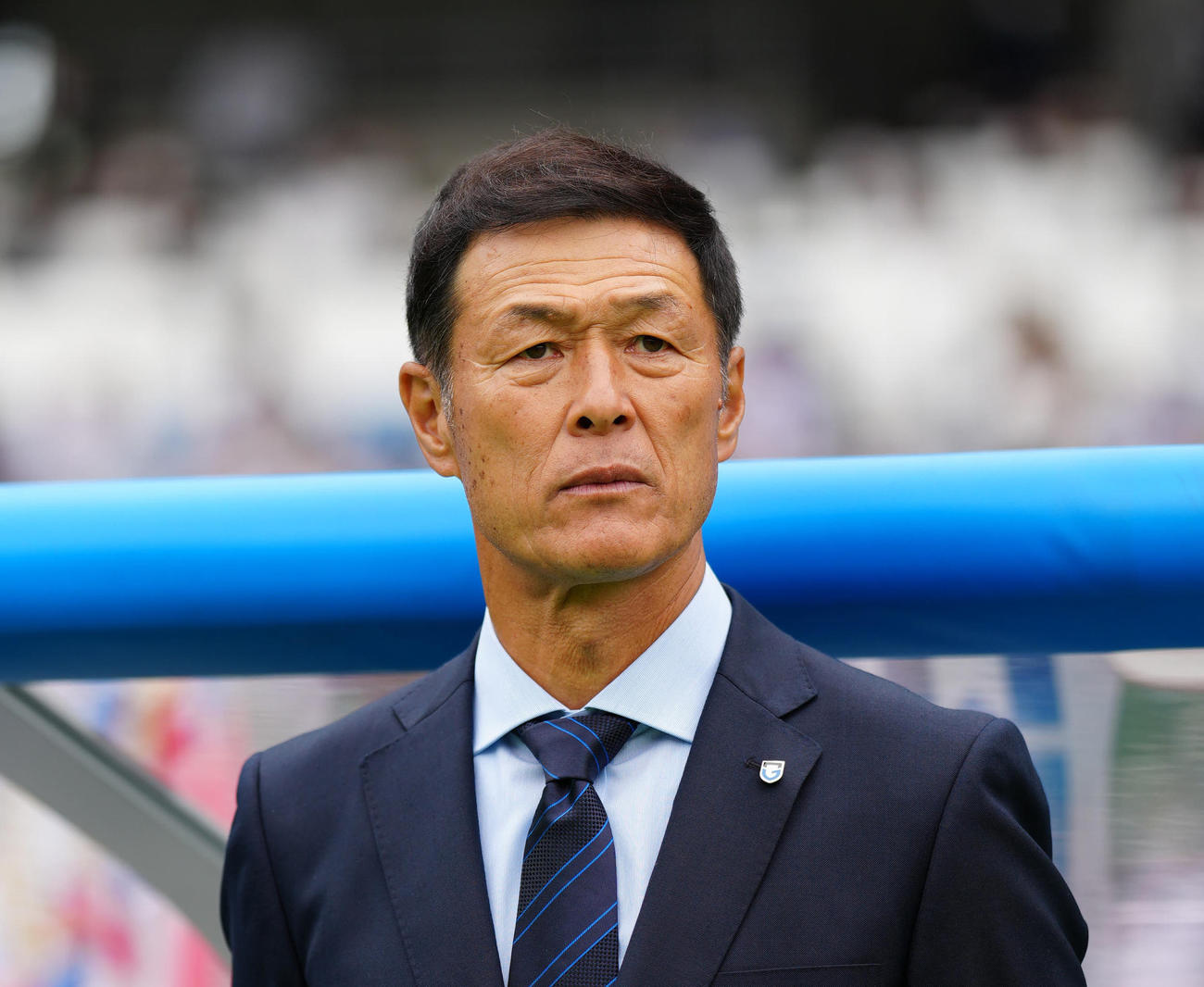G大阪「フットボール本部」本部長に就任する松田浩氏（2022年10月撮影）