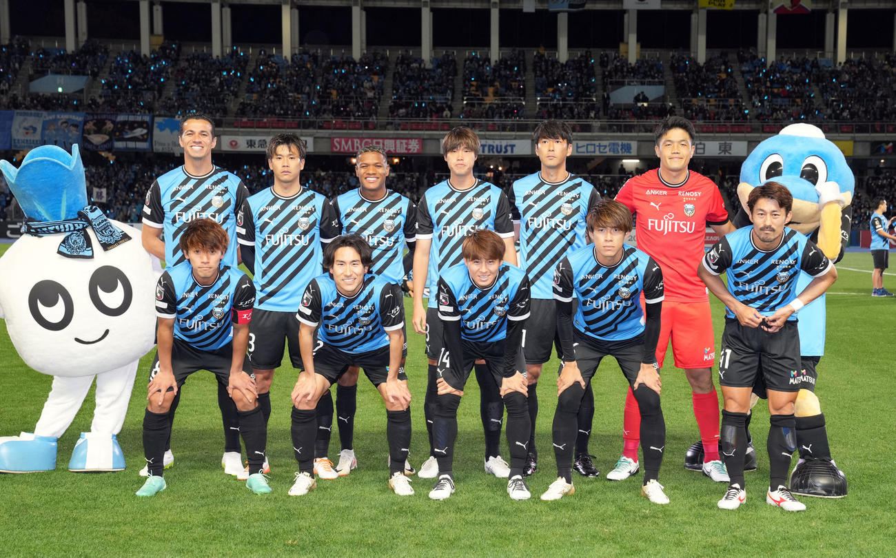 川崎Fのメンバー（2023年11月24日撮影）