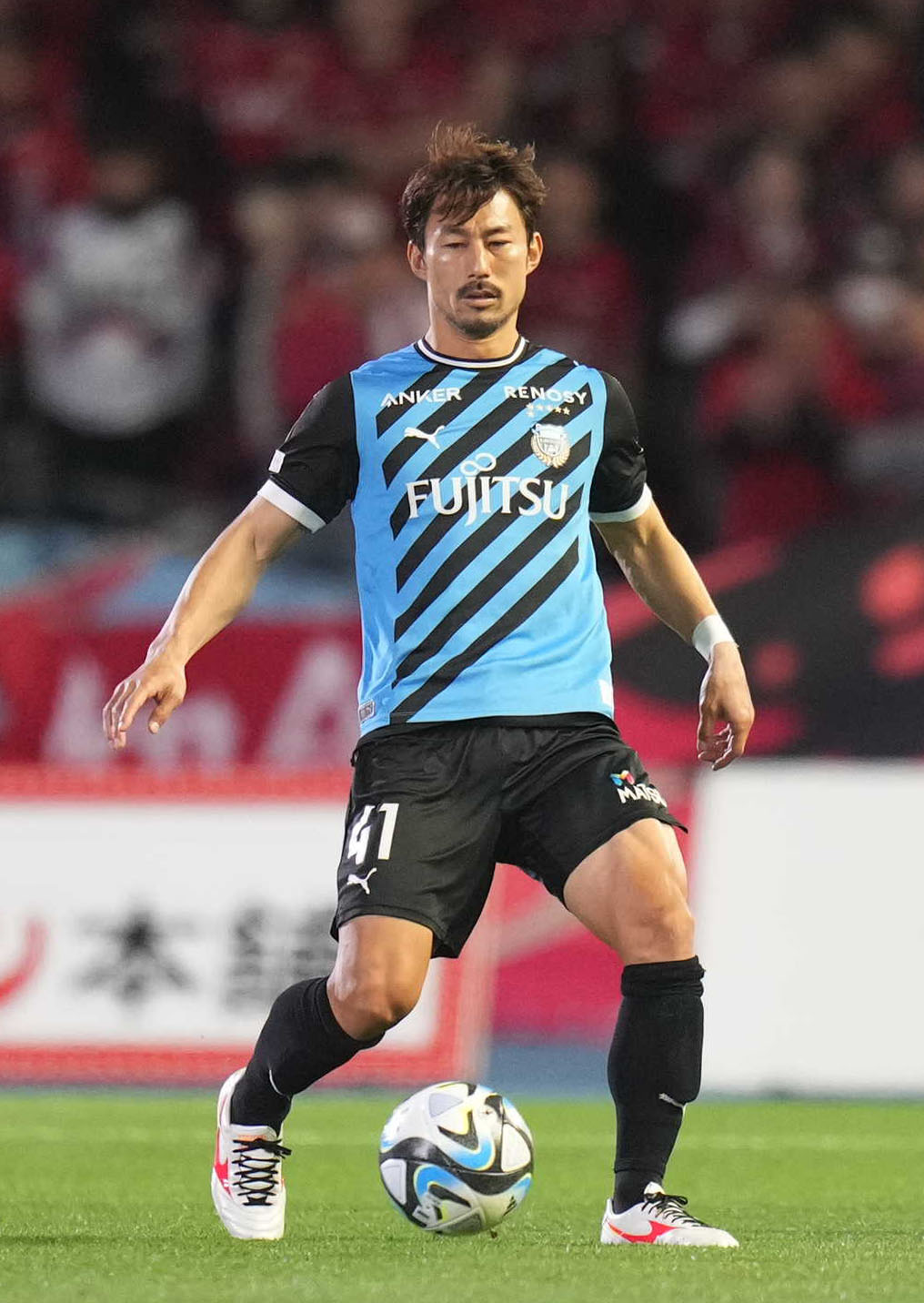 川崎F家長昭博（2023年11月24日撮影）