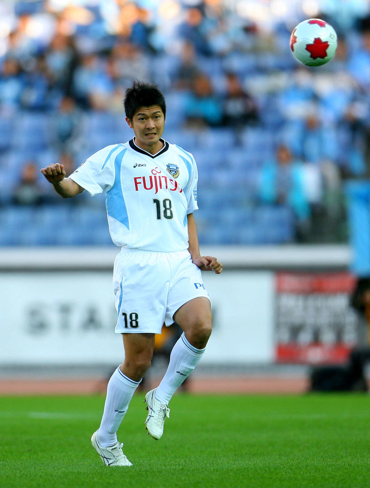 天皇杯4回戦　横浜対川崎F　川崎F・MF横山知伸さん（09年11月15日撮影）
