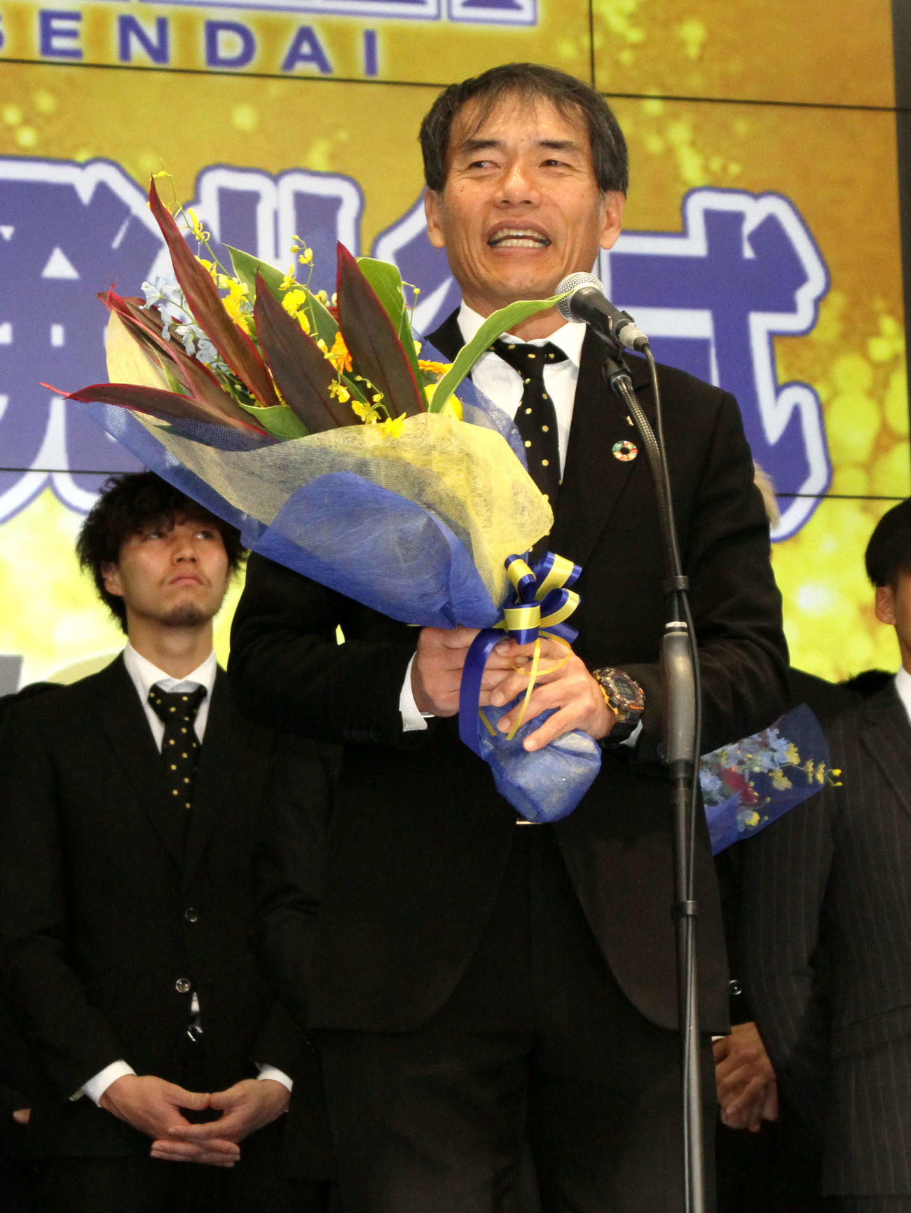 キャンプへの意気込みを語る森山監督（撮影・木村有優）