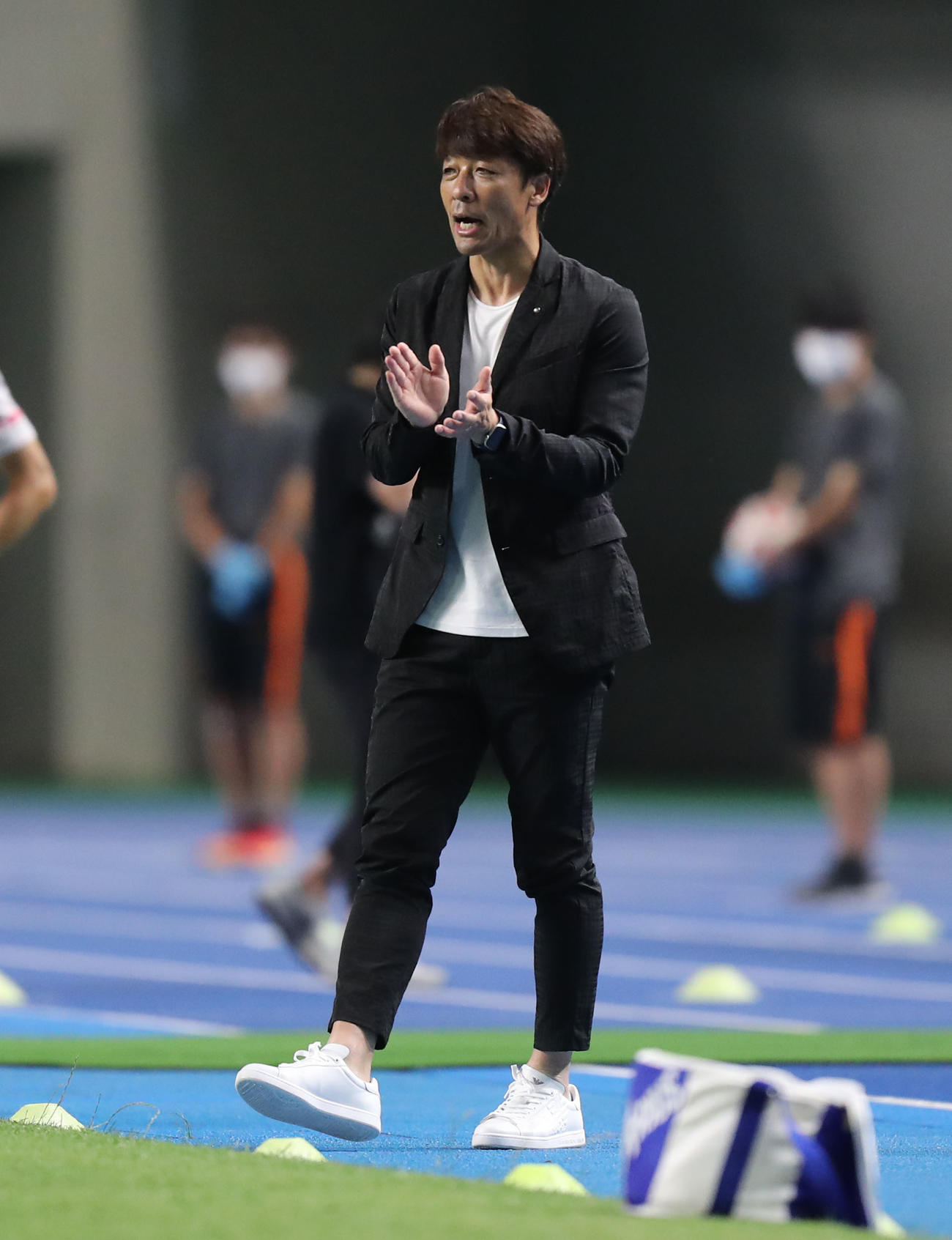 22年、大分監督時代の下平隆宏ヘッドコーチ
