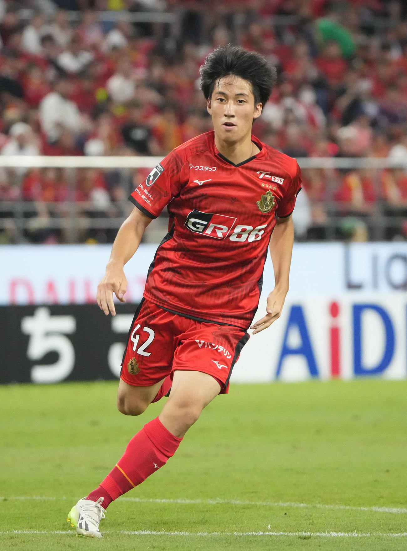 名古屋貴田遼河（2023年9月2日撮影）