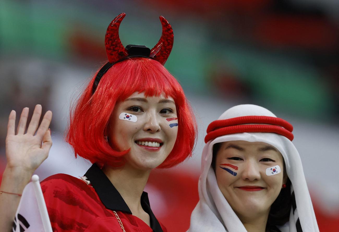 韓国サポーター（ロイター）