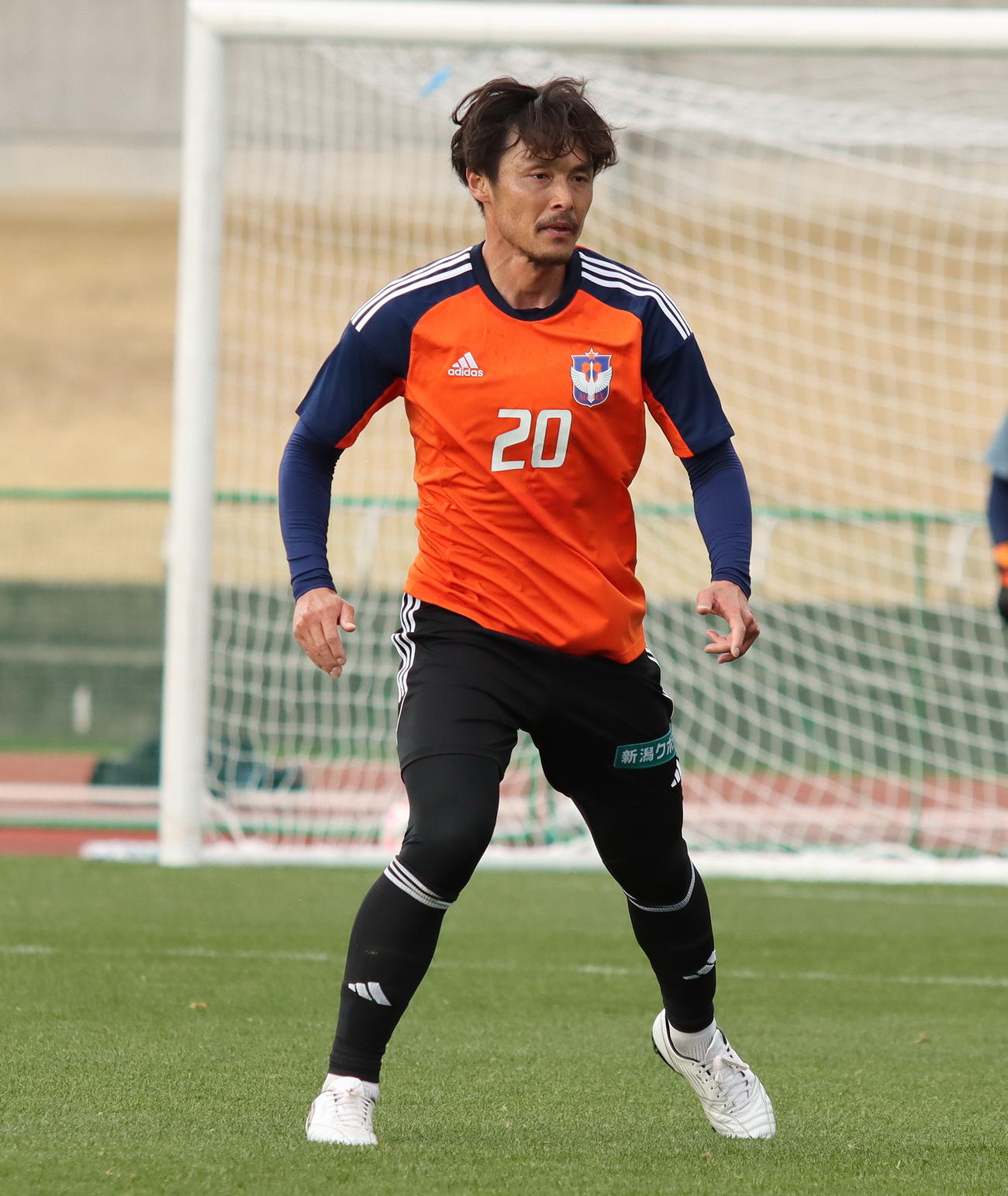 7日、J3富山との練習試合に出場した島田（アルビレックス新潟提供）