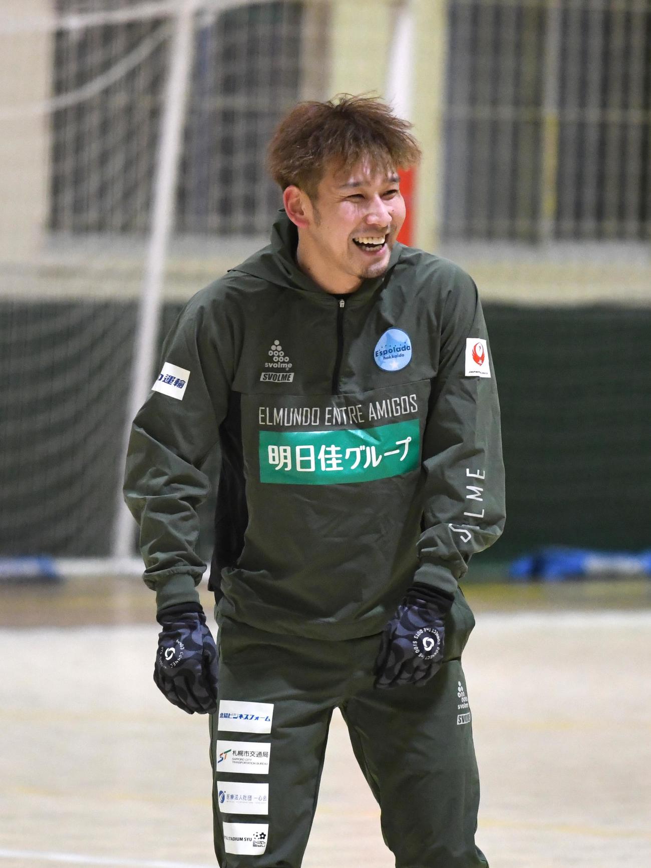 エスポラーダ北海道の室田祐希（2023年12月撮影）