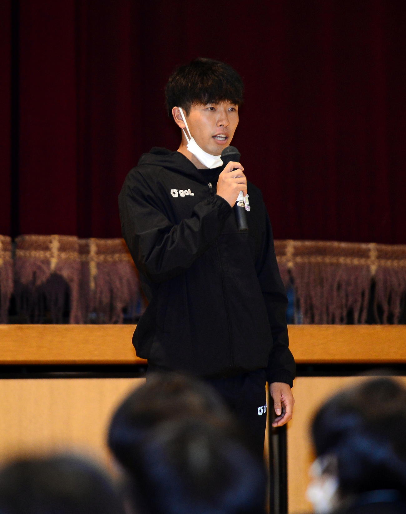 開幕戦の来場を呼びかける藤枝平尾