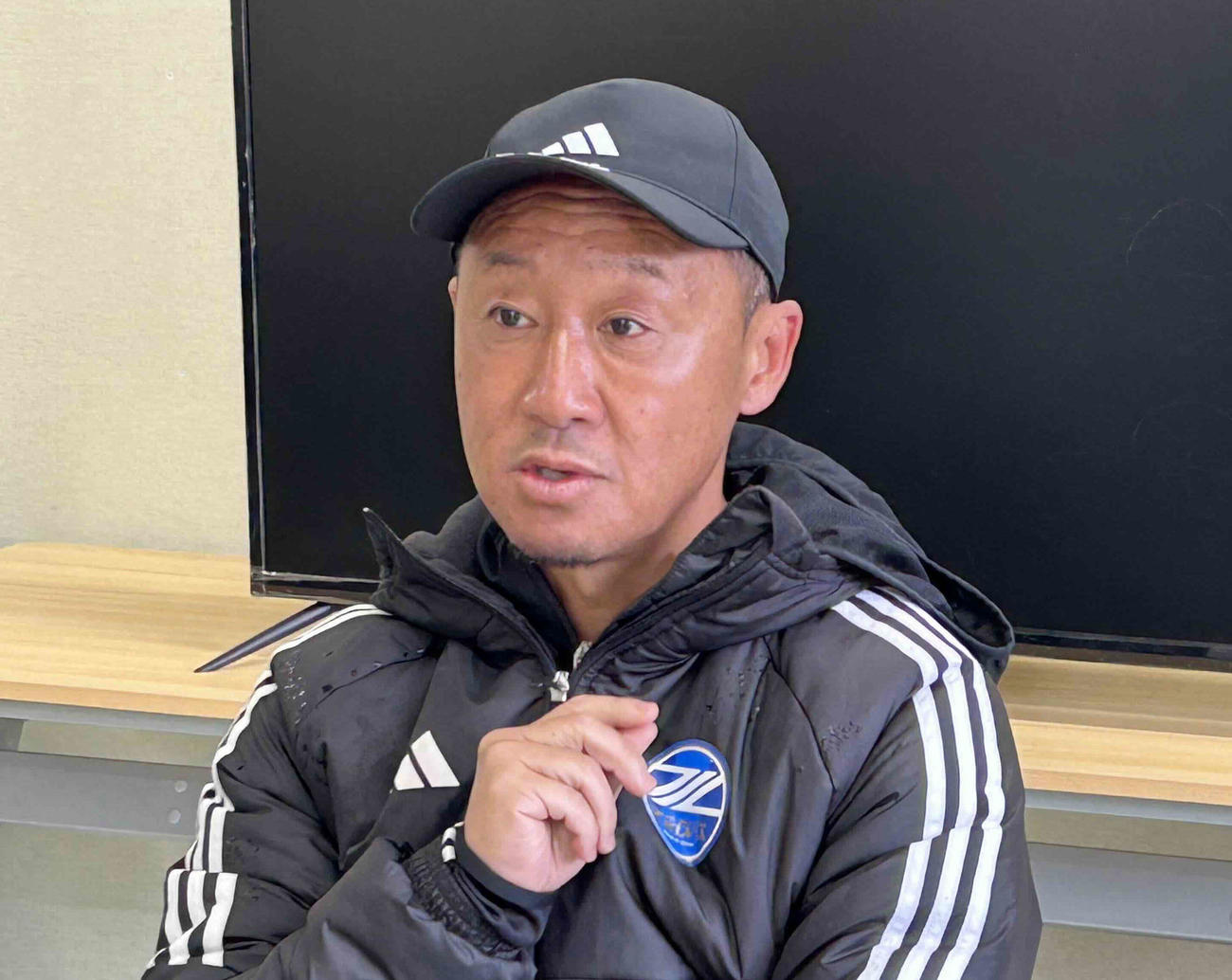 J1開幕に向けて現状について語る町田の黒田監督
