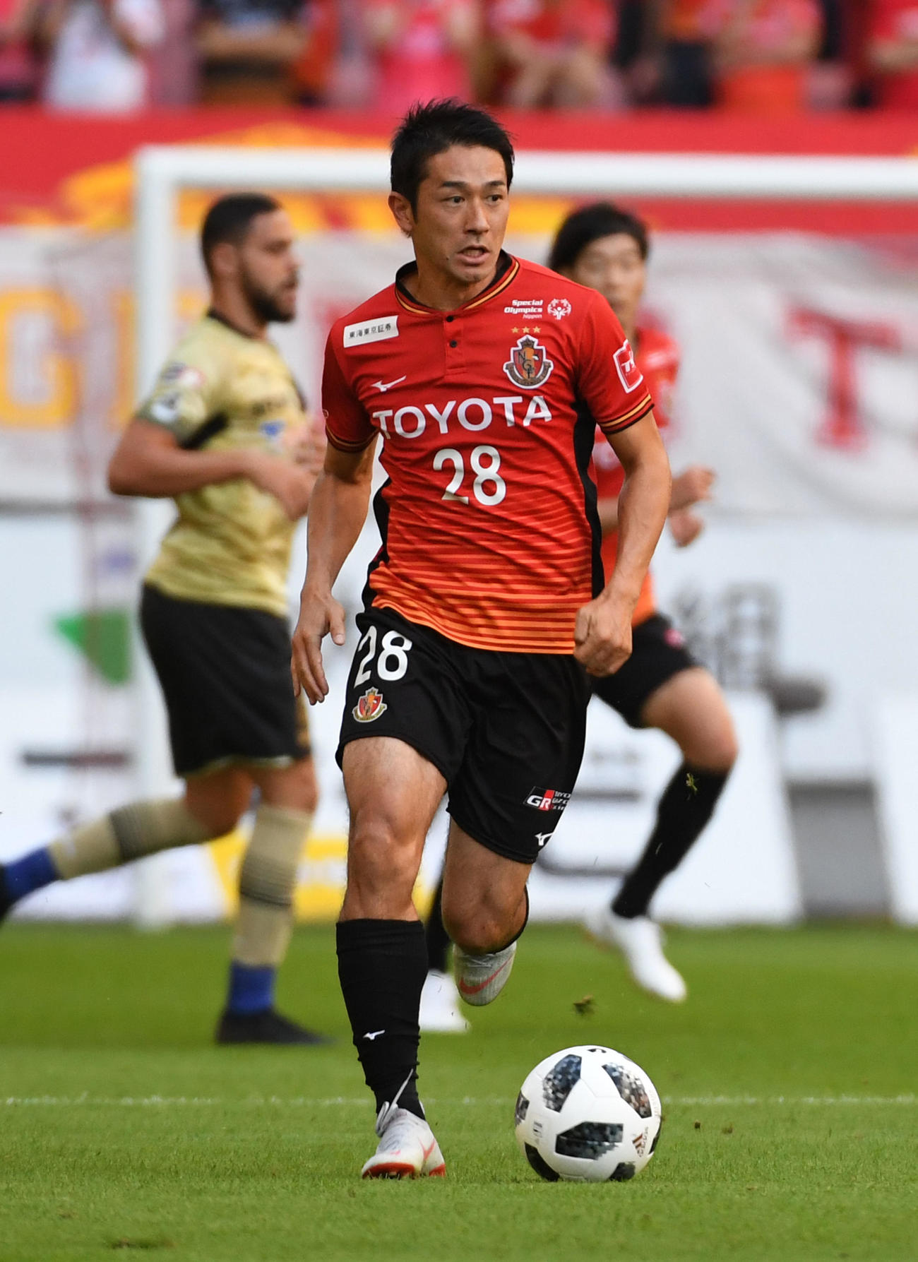 名古屋FW玉田圭司（18年10月7日撮影）