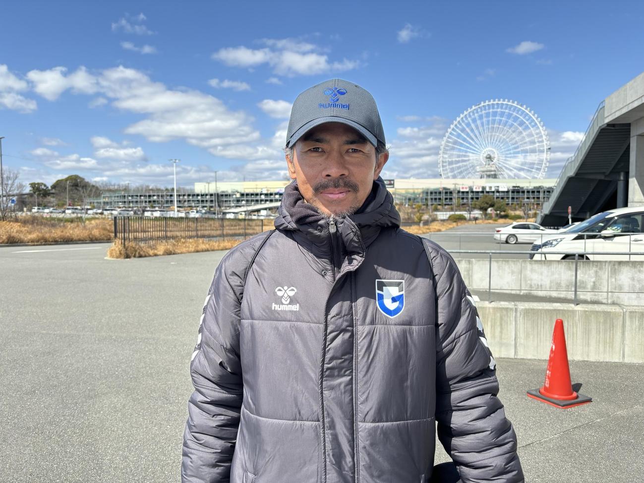 S級ライセンスを取得したガンバ大阪ユースの明神智和コーチ（撮影・永田淳）