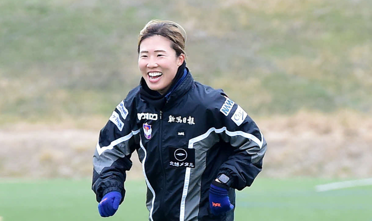 新潟レディースMF川村優理（2024年3月12日撮影）
