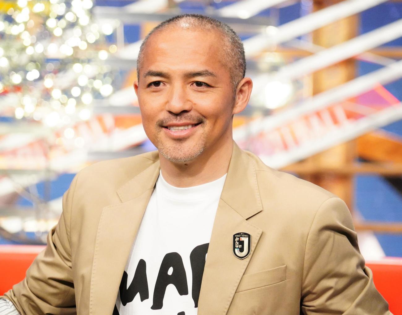 フジテレビ系サッカー番組「MONDAY FOOTBALLみんなのJ」の初回収録に参加した小野伸二氏（撮影・佐藤成）