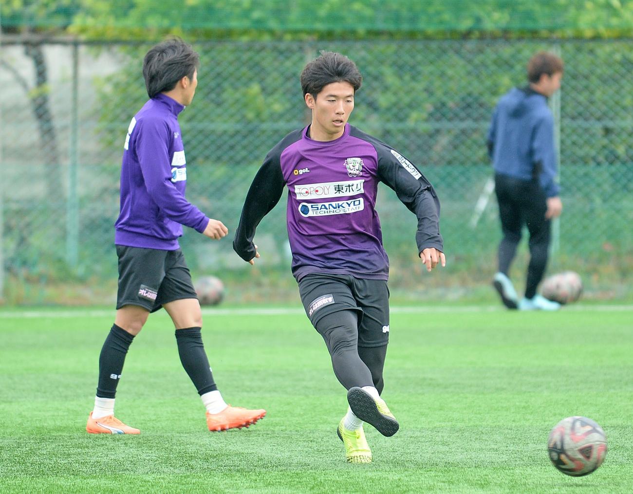 古巣仙台との一戦に向けて闘志を燃やした藤枝大曽根