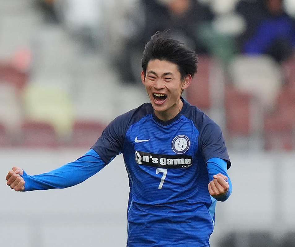 桐蔭横浜大・笠井佳祐（2023年1月1日撮影）