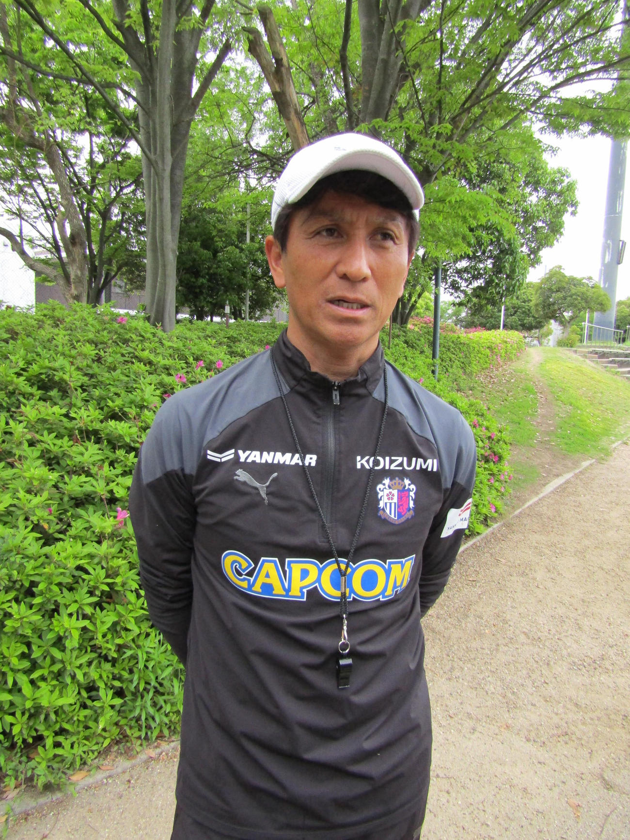 C大阪小菊監督（24年4月29日撮影）
