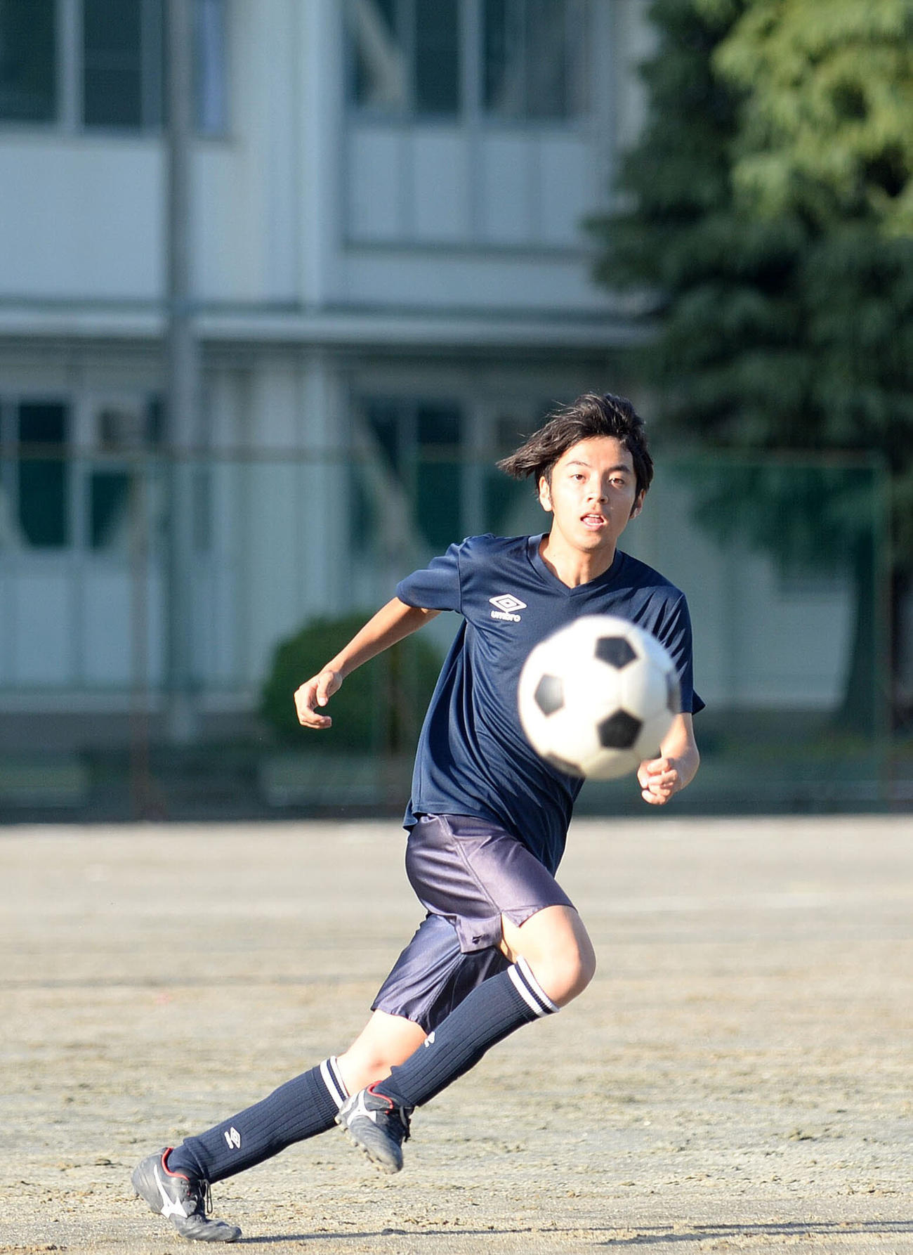 ボランチとしてゲームメークを託されている吉原MF大沢未
