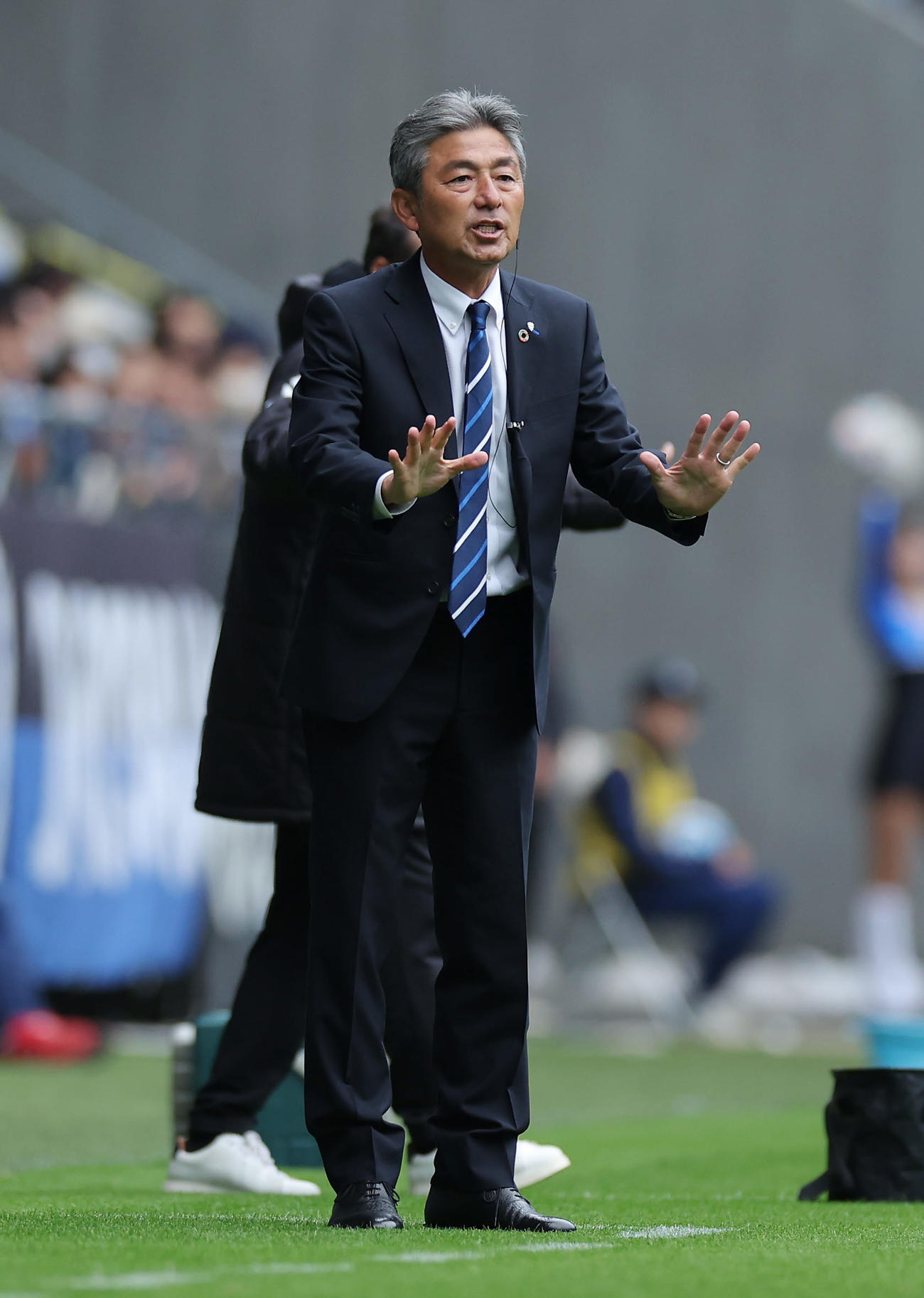 福岡長谷部茂利監督（2023年11月11日撮影）