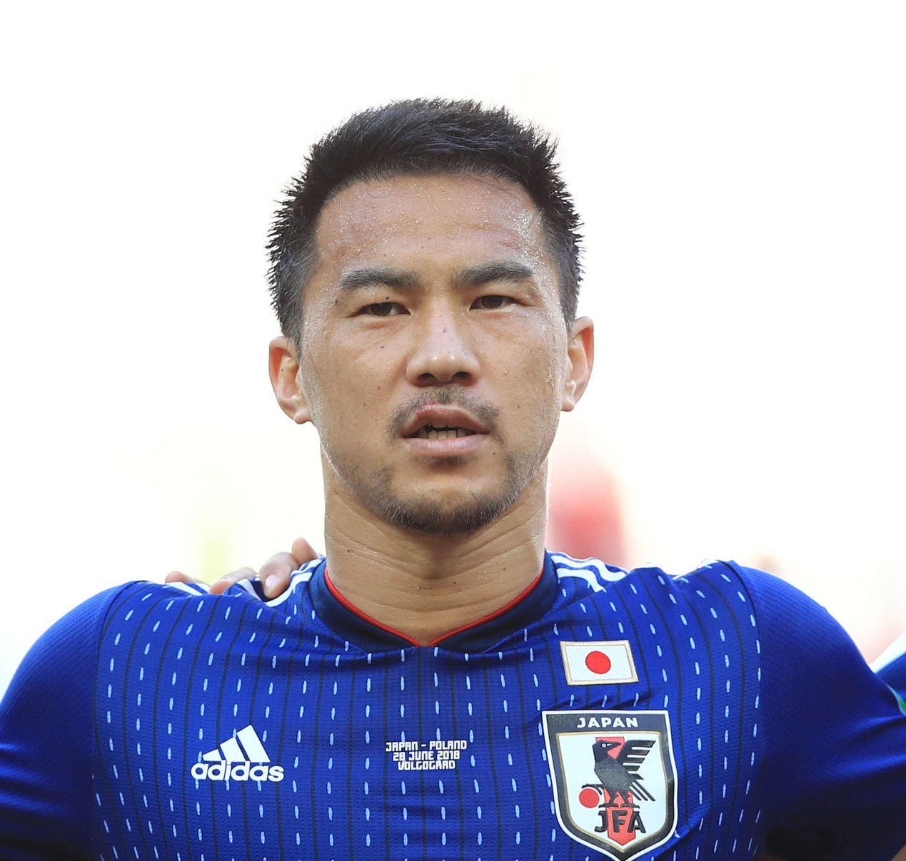 岡崎慎司（2018年6月撮影）