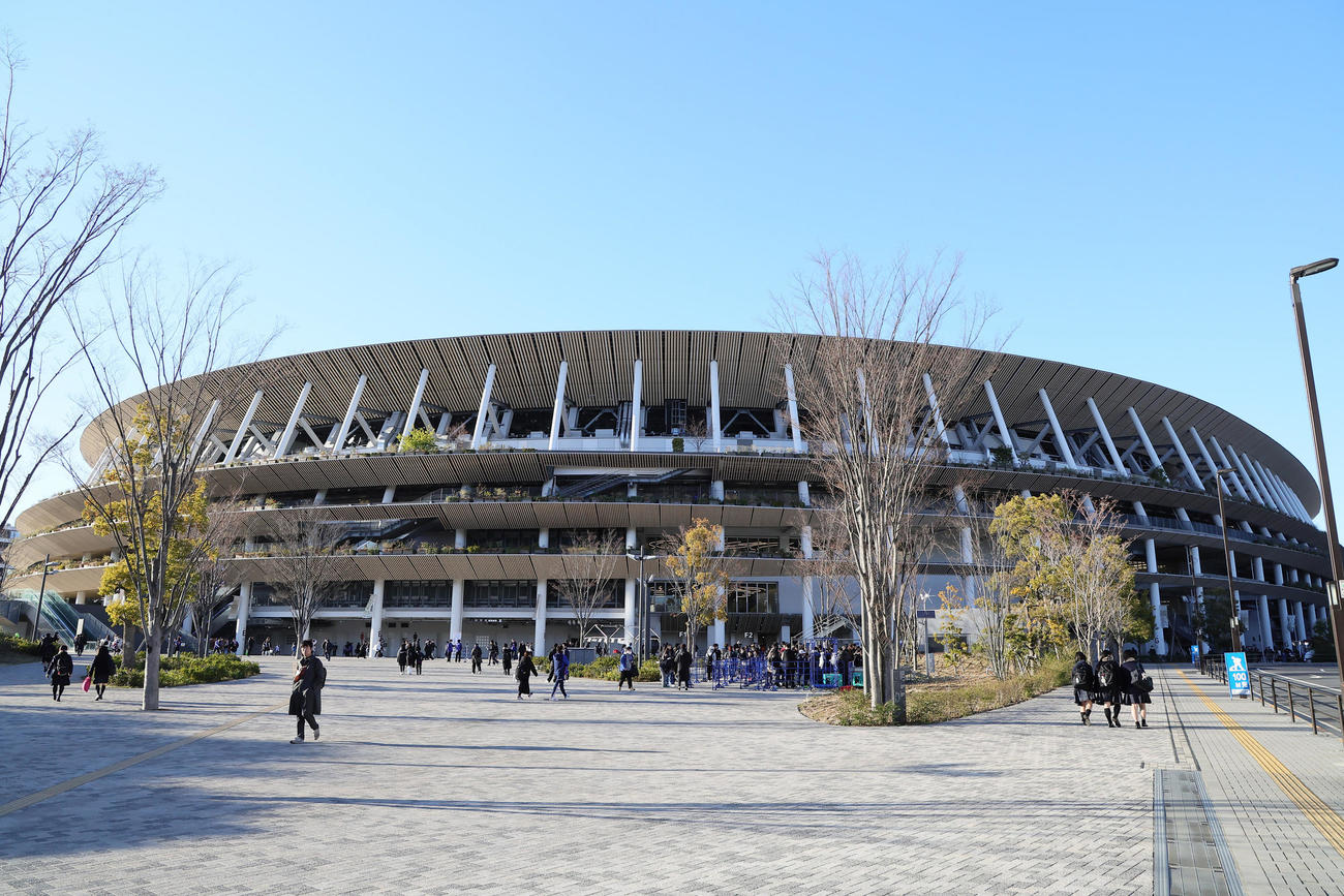 国立競技場（2024年3月21日撮影）