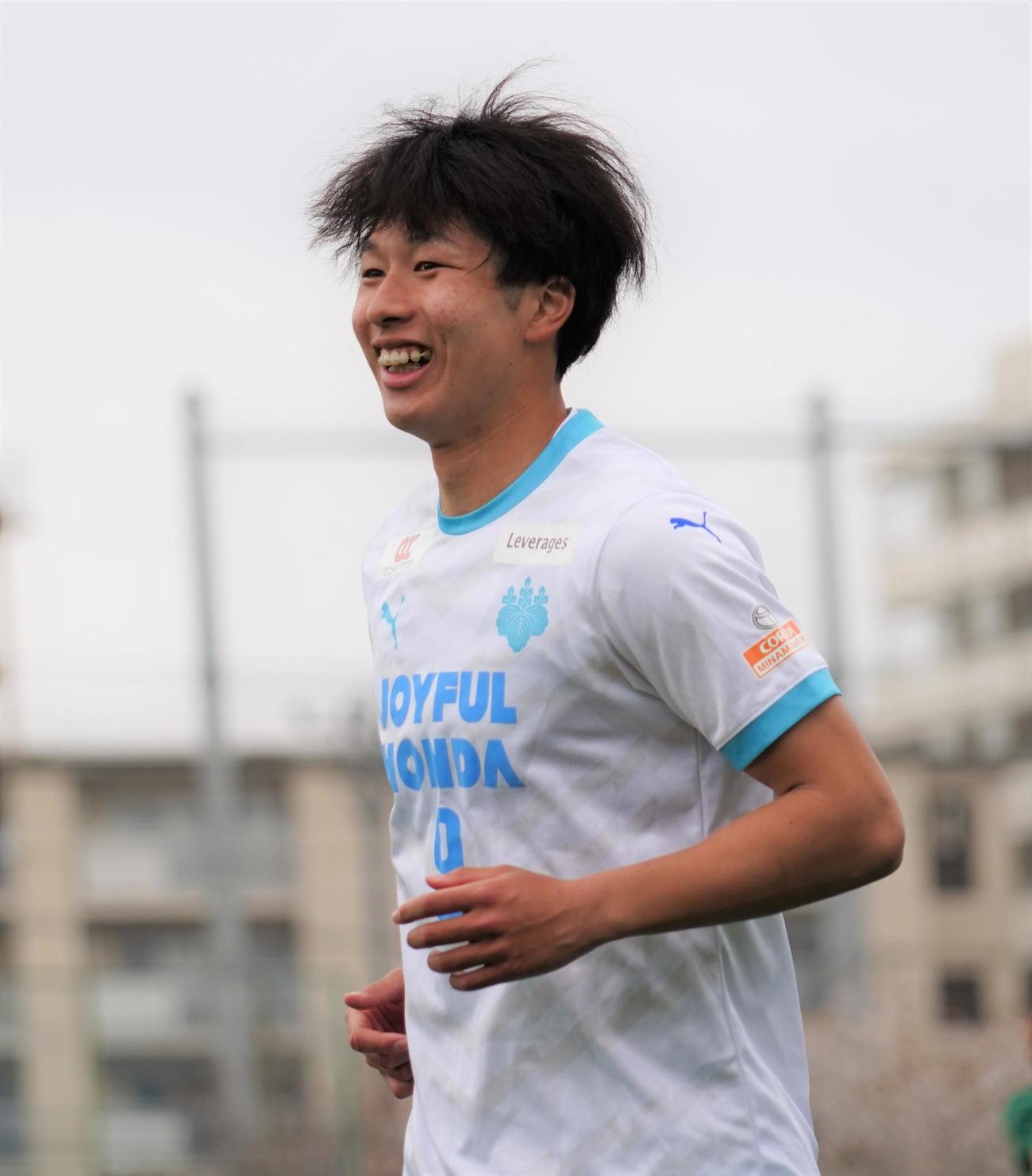 筑波大FW内野航太郎（24年4月6日撮影）