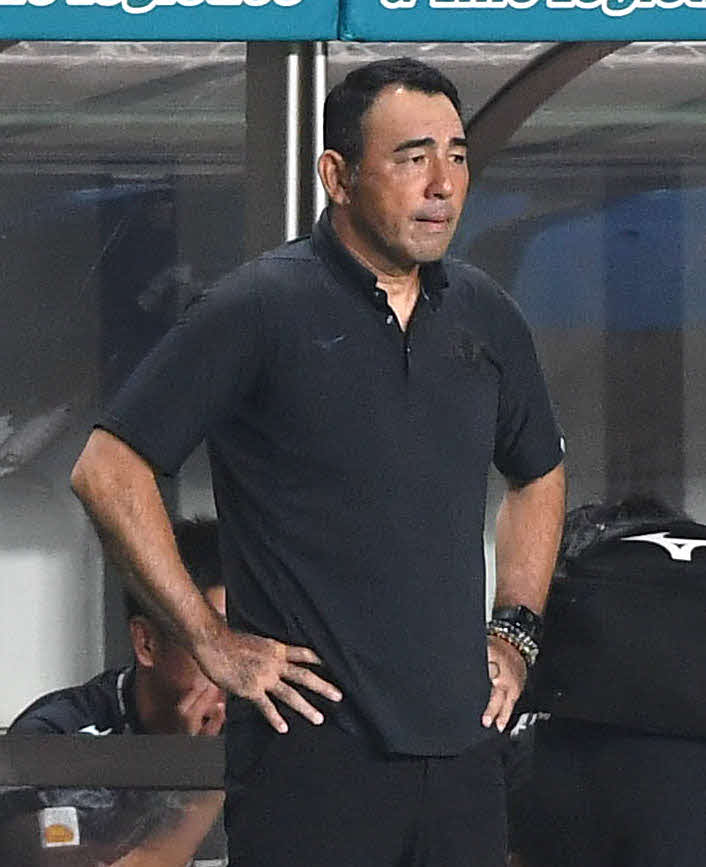長谷川健太監督(2023年9月16日撮影)