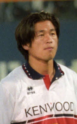 プレシーズンマッチ川崎対ジェノア時のカズ（三浦知良）（1995年6月12日）