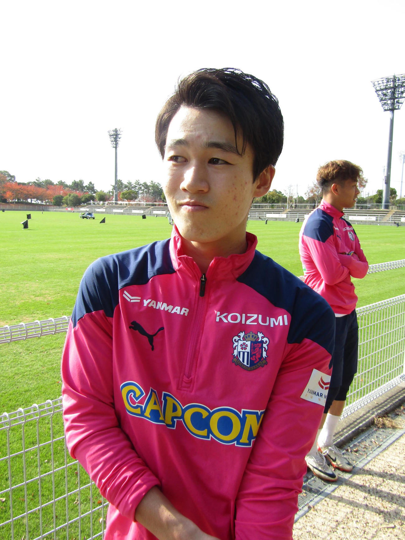 C大阪奥田勇斗（23年11月29日撮影）