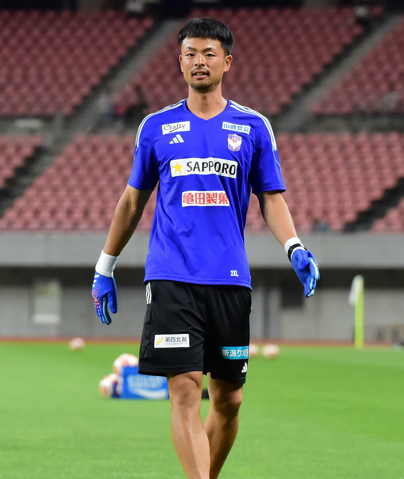 新潟の渡辺泰GKコーチ