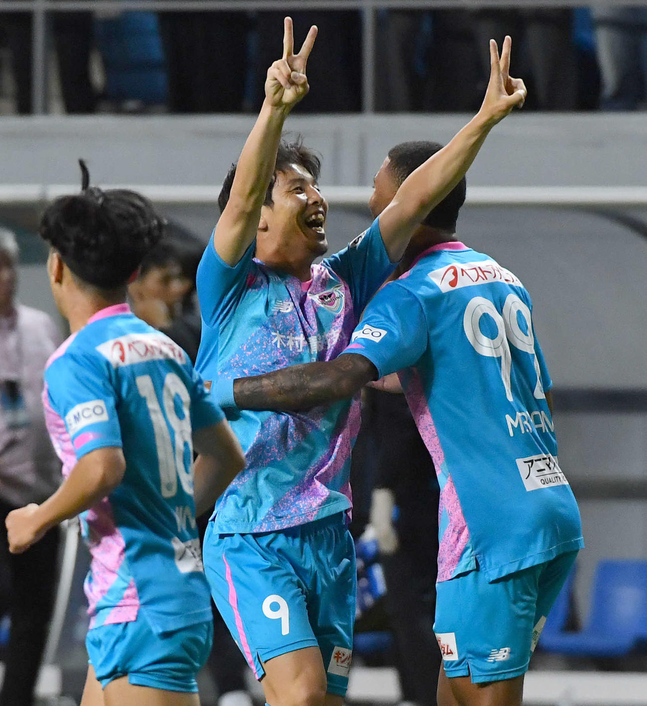 鳥栖河田篤秀（中央）（2024年5月15日撮影）
